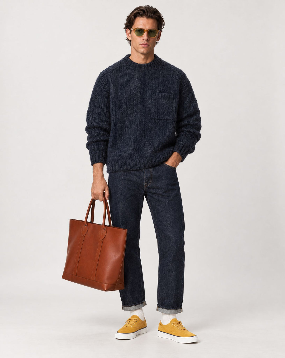 Chamula Merino Wool Pocket Pullover