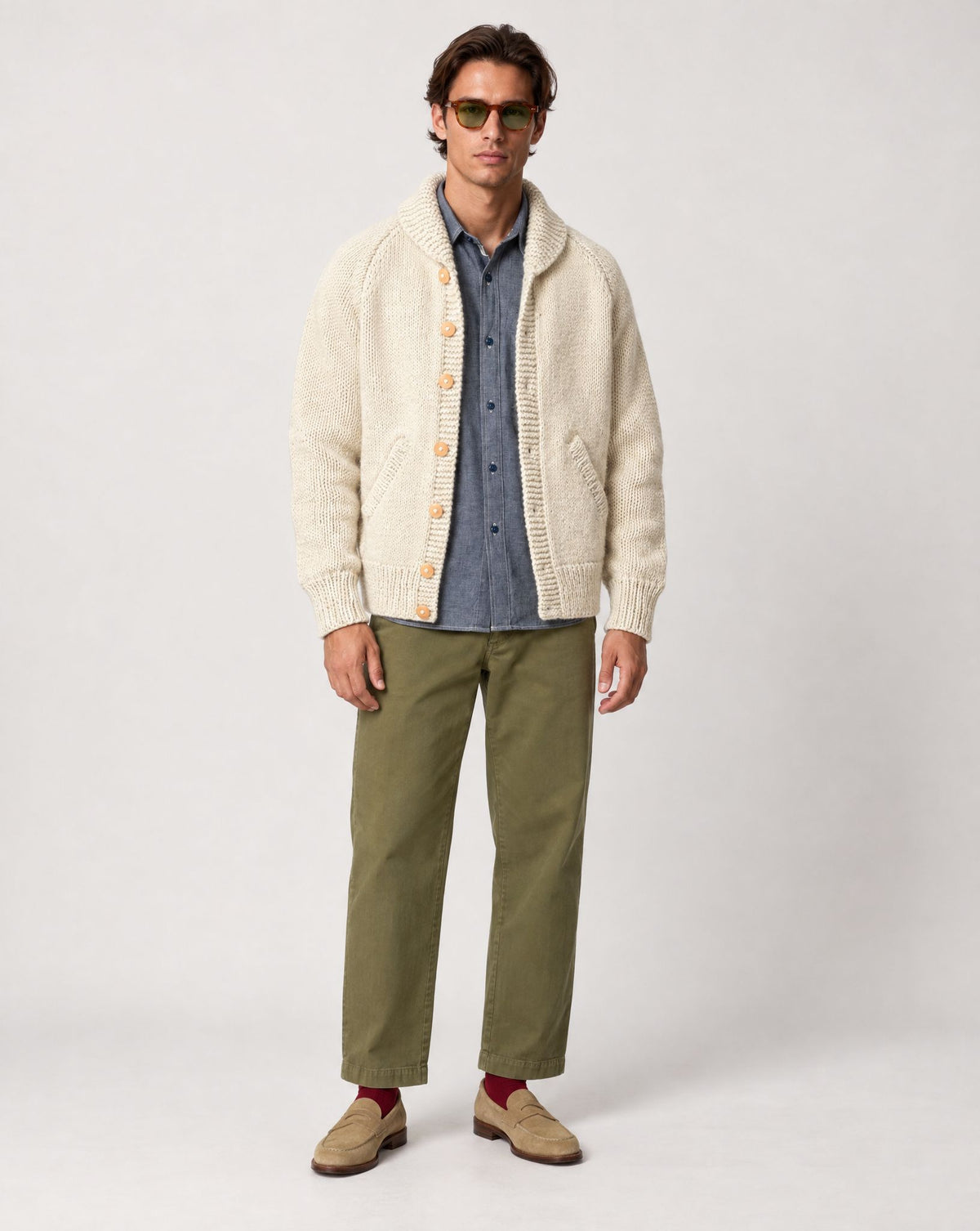 Chamula Merino Wool Cardigan