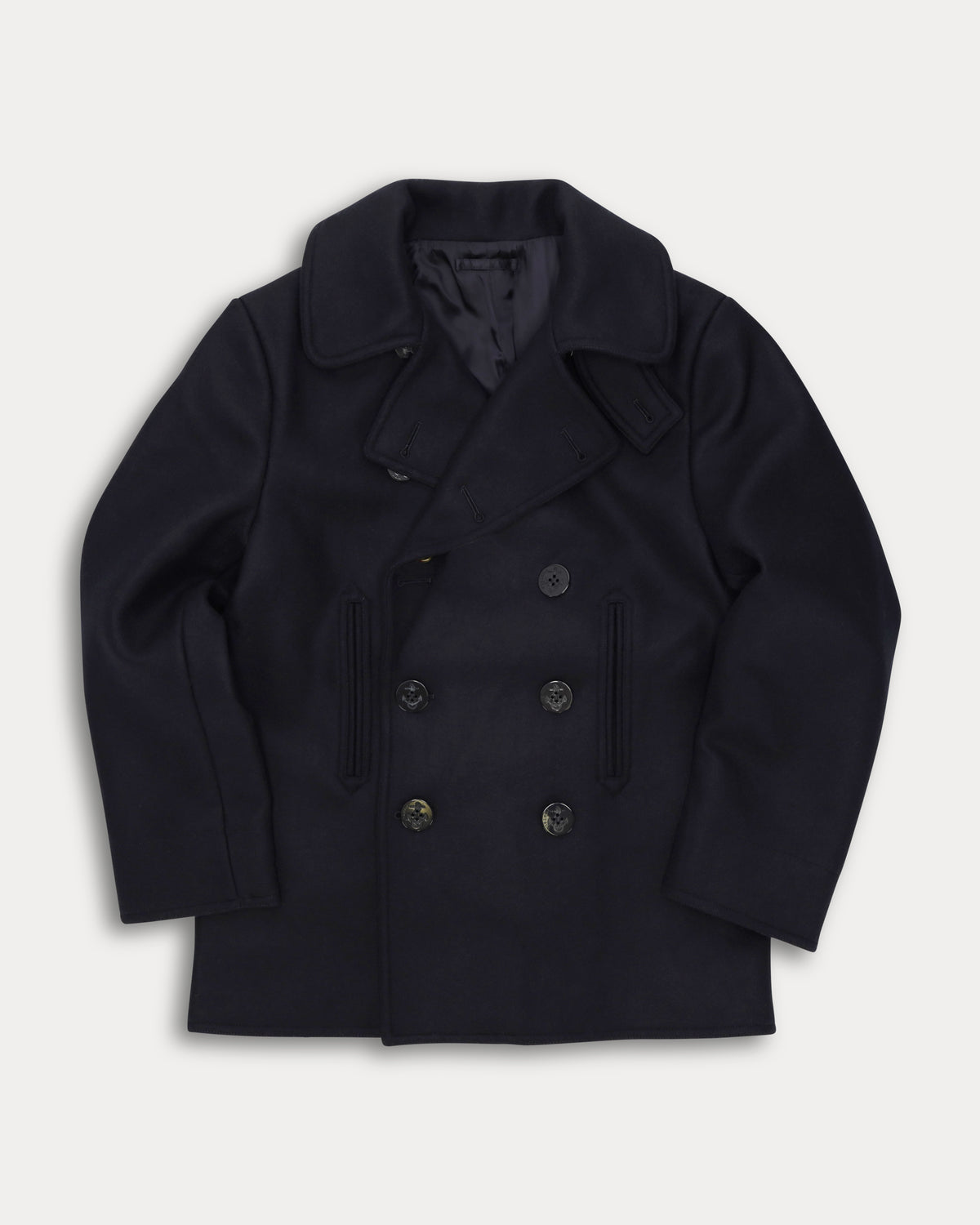 Peacot Cappotto Doppiopetto In Lana