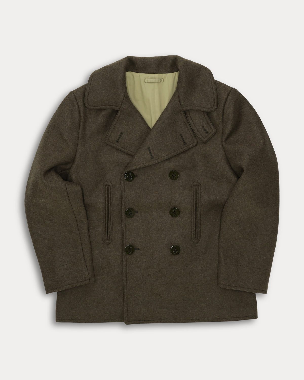 Peacot Cappotto Doppiopetto In Lana
