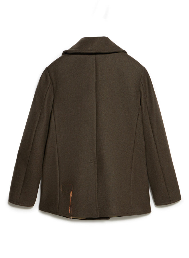 Peacot Giacca Doppiopetto In Lana