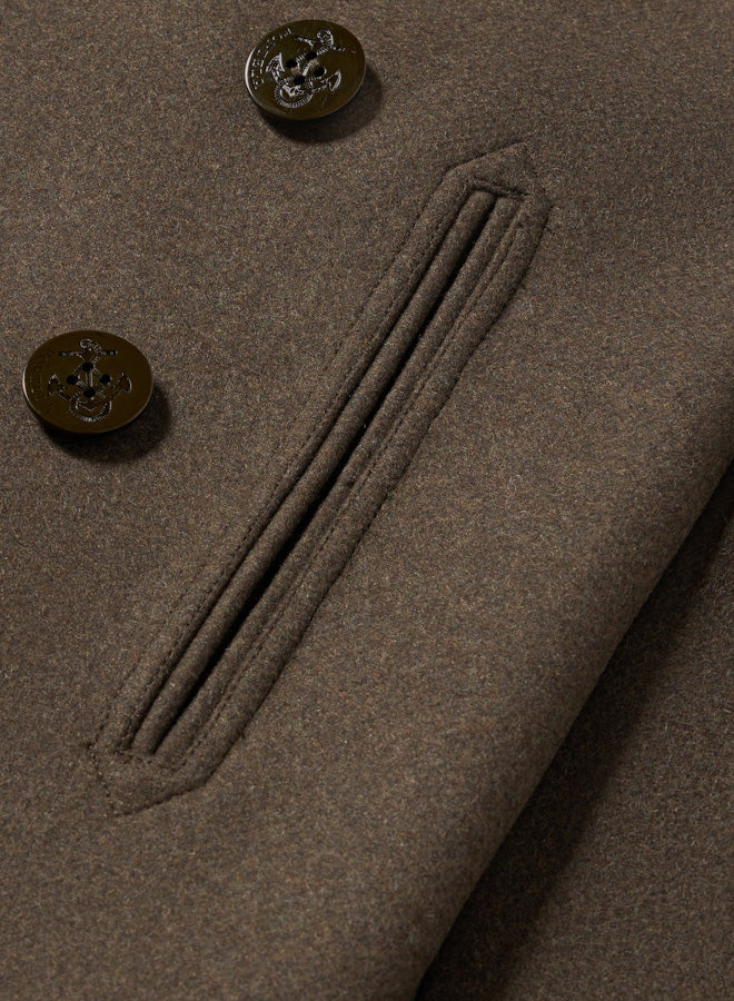 Peacot Giacca Doppiopetto In Lana