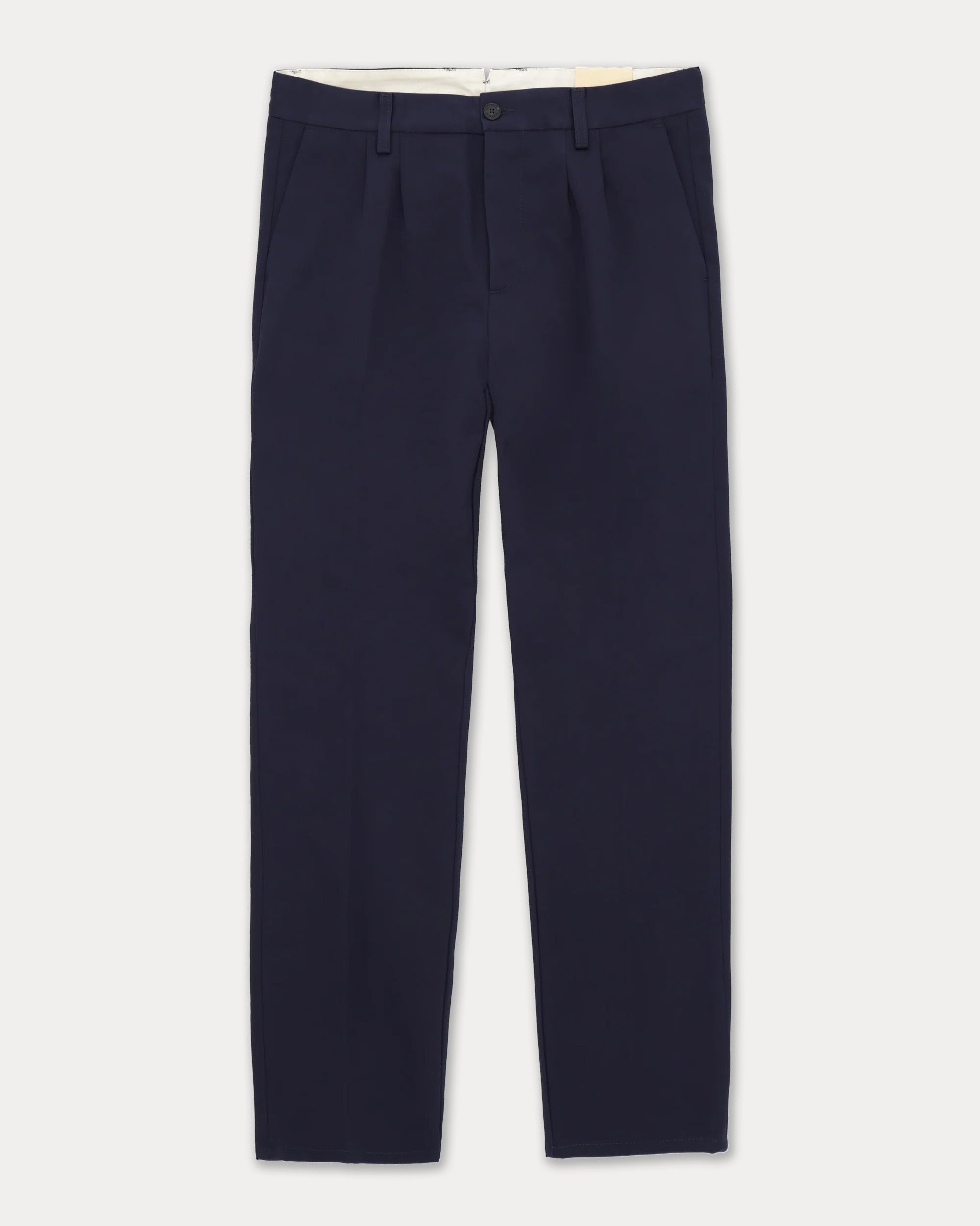 Pences Pantaloni Con Pences In Gabardine di Cotone Pesante