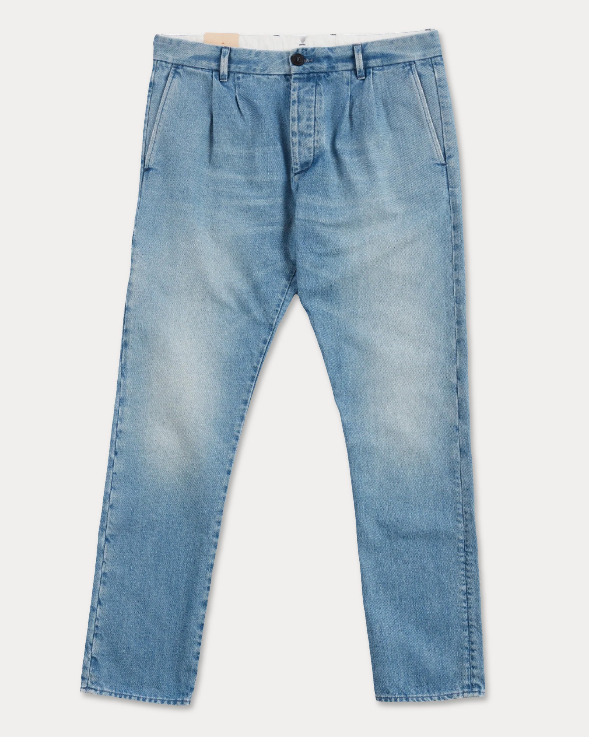 Pencesj Pantaloni in Denim Bleach Wash