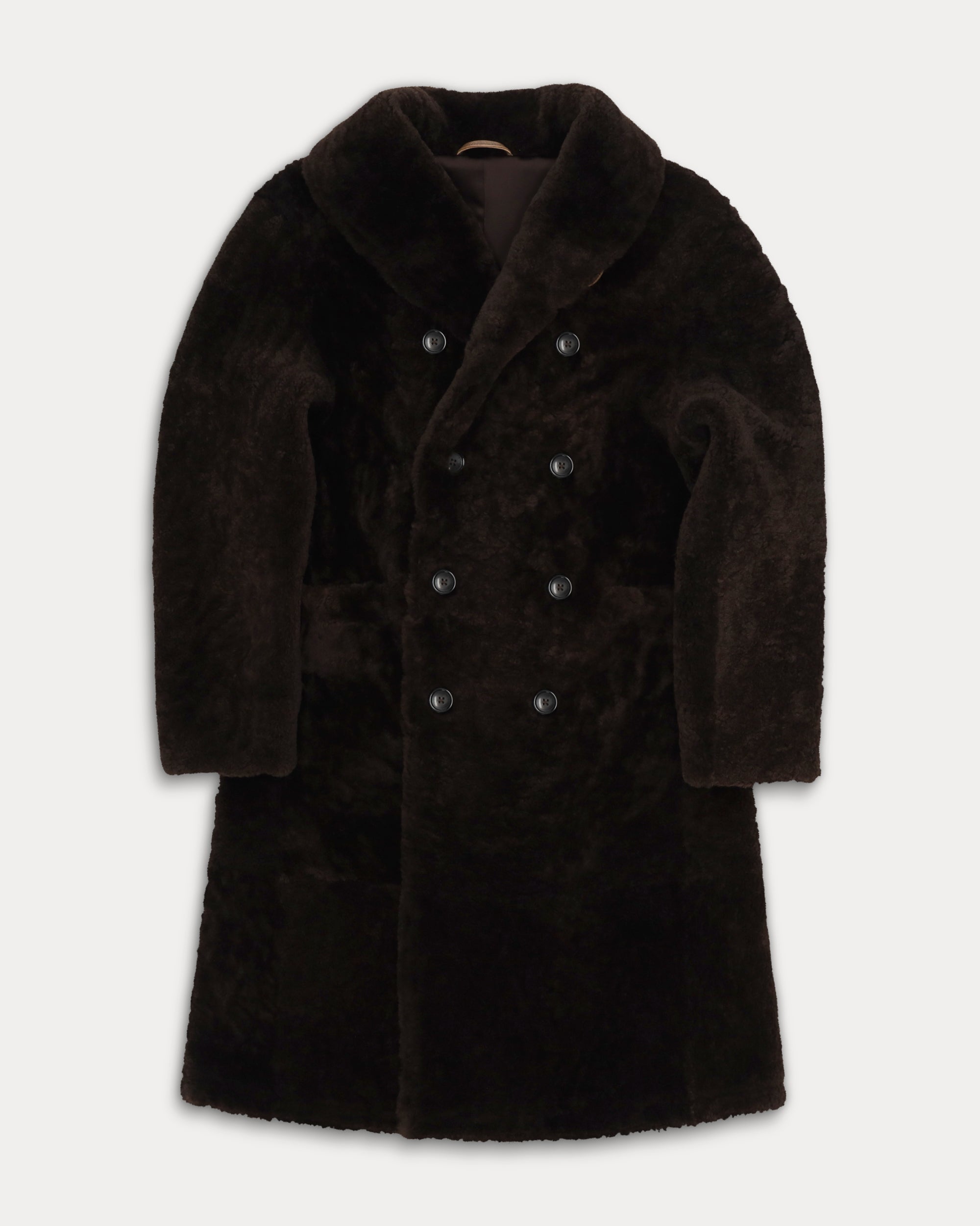 Perce Cappotto doppio petto in Montone