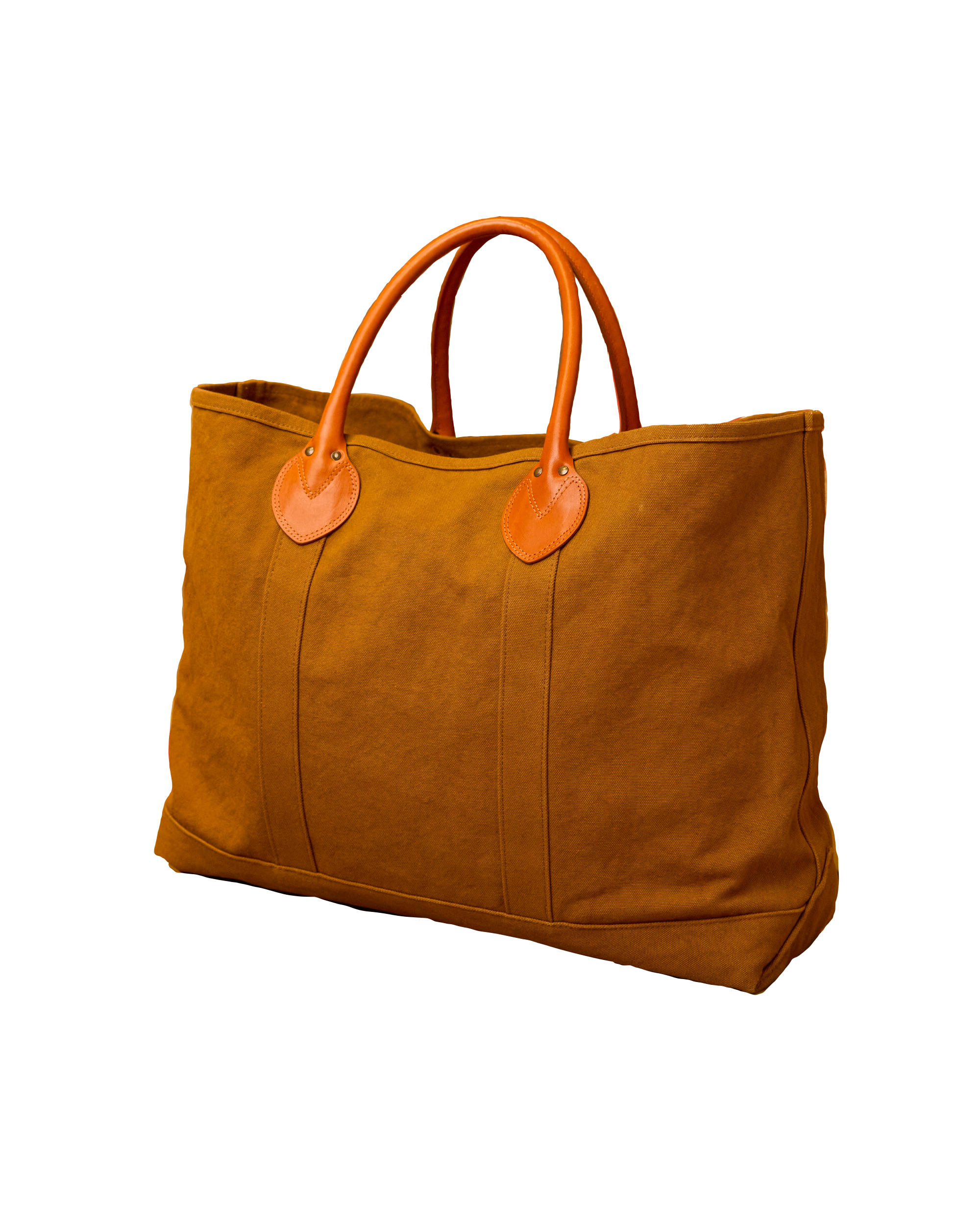 Port Canvas Bag with Leather Handles
