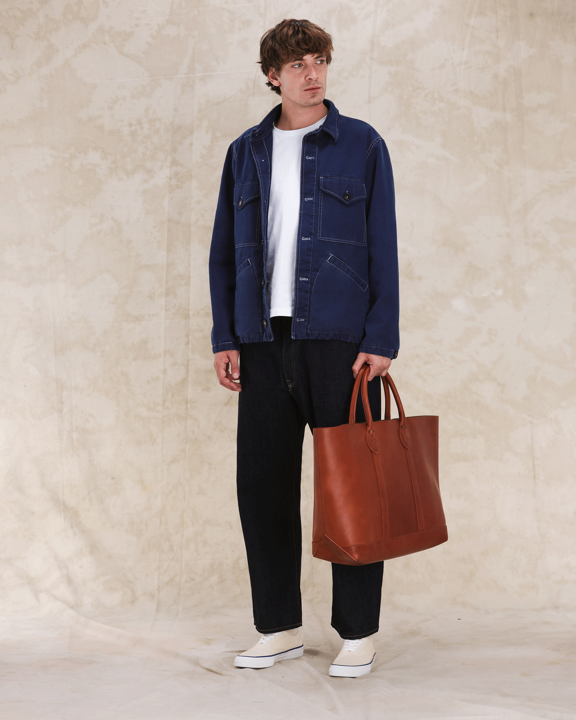 Port Borsa In Pelle di Vitello