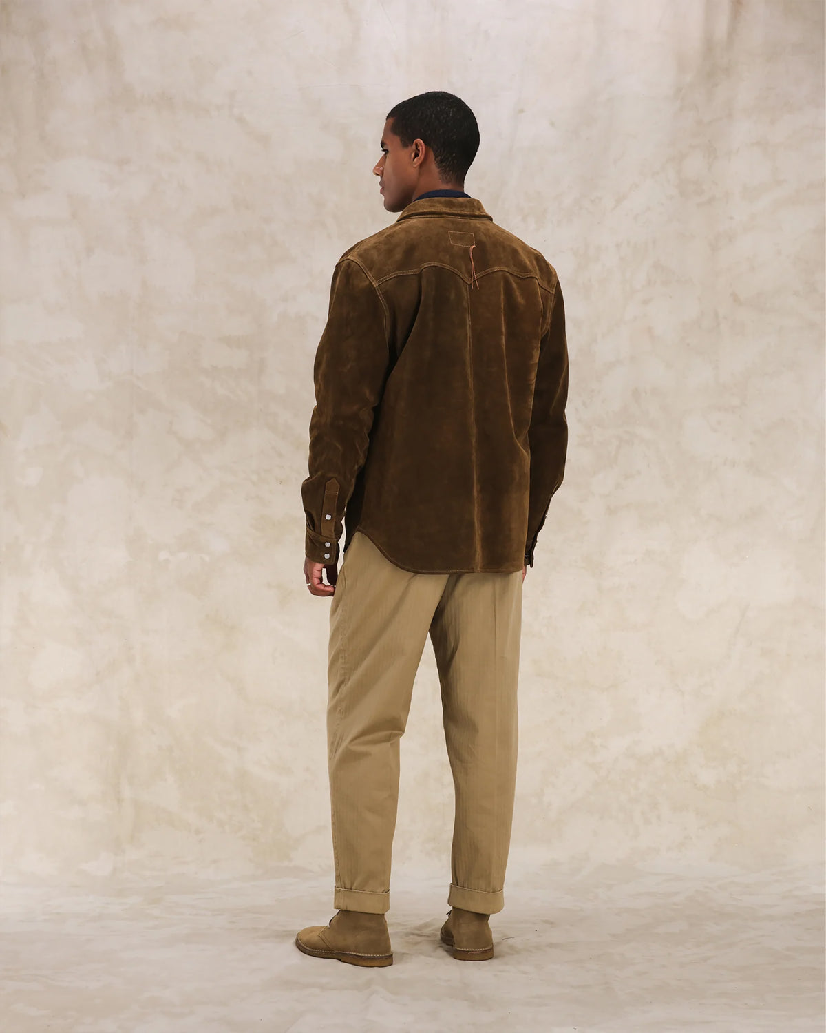 Ranch Camicia Texana in Crosta Scamosciata