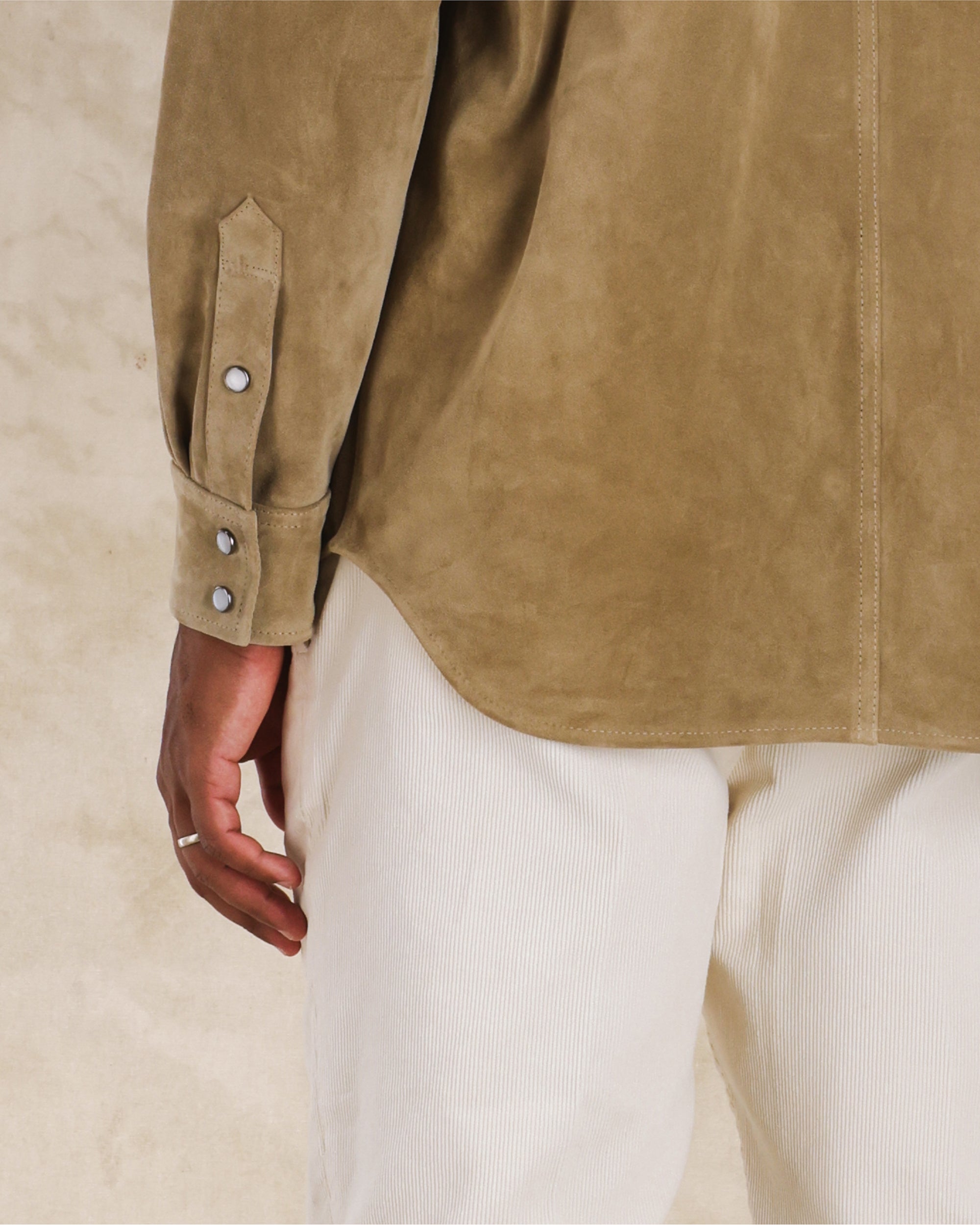 Ranch Camicia Texana in Crosta Scamosciata