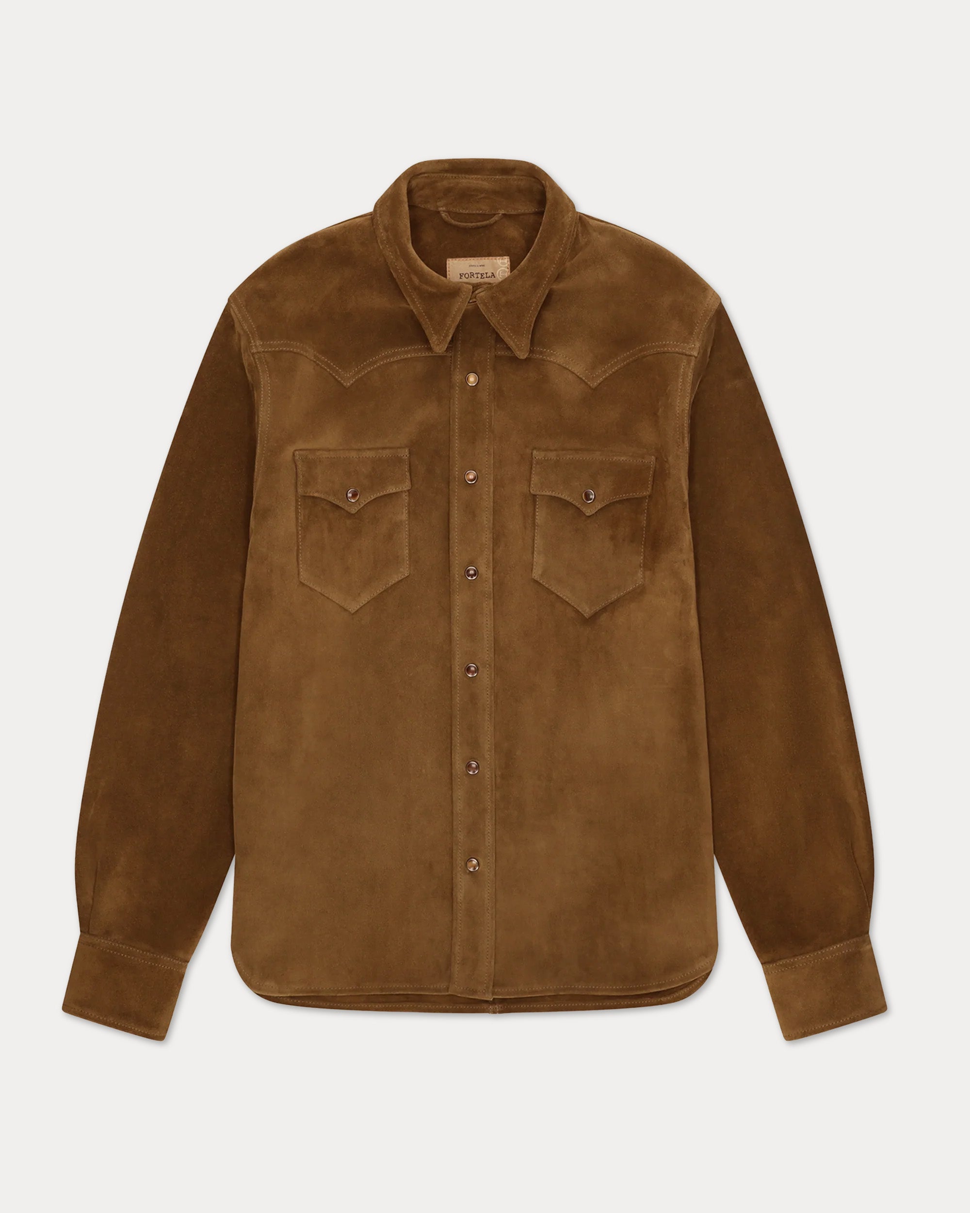 Ranch Suede Western Shirt