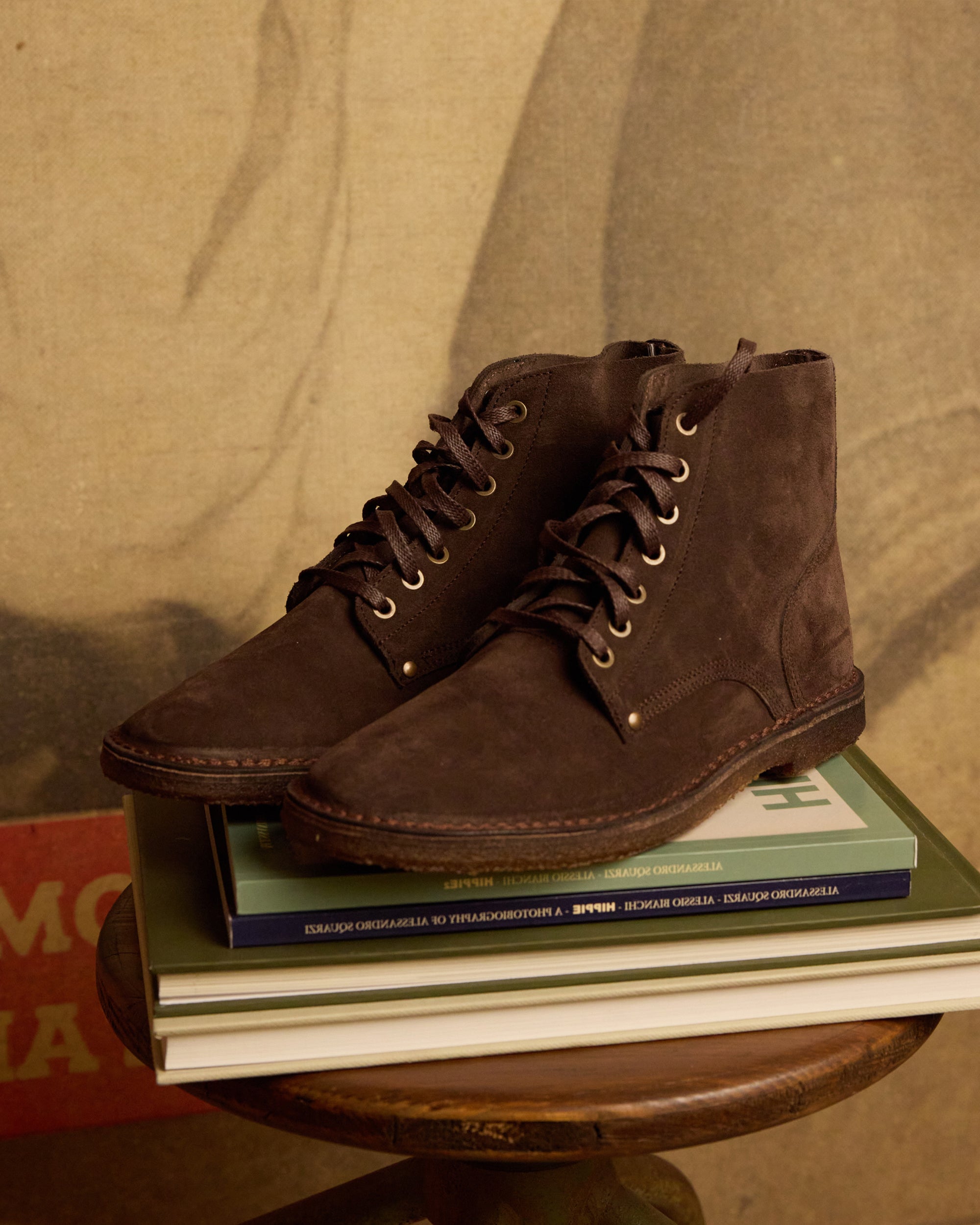 Ranger Stivale In Pelle Scamosciata