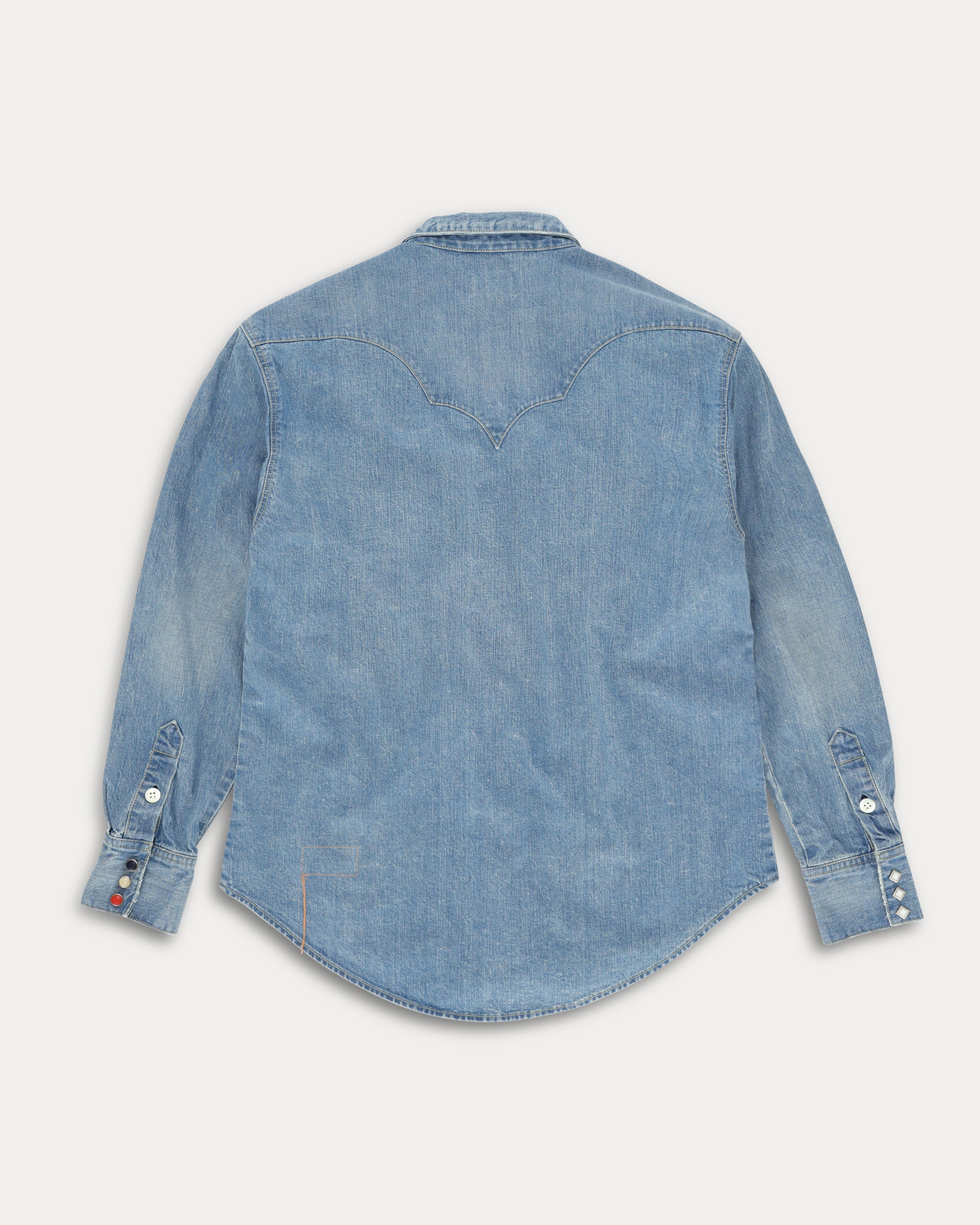 Redford Camicia Texana in Japan Denim Stone Wash
