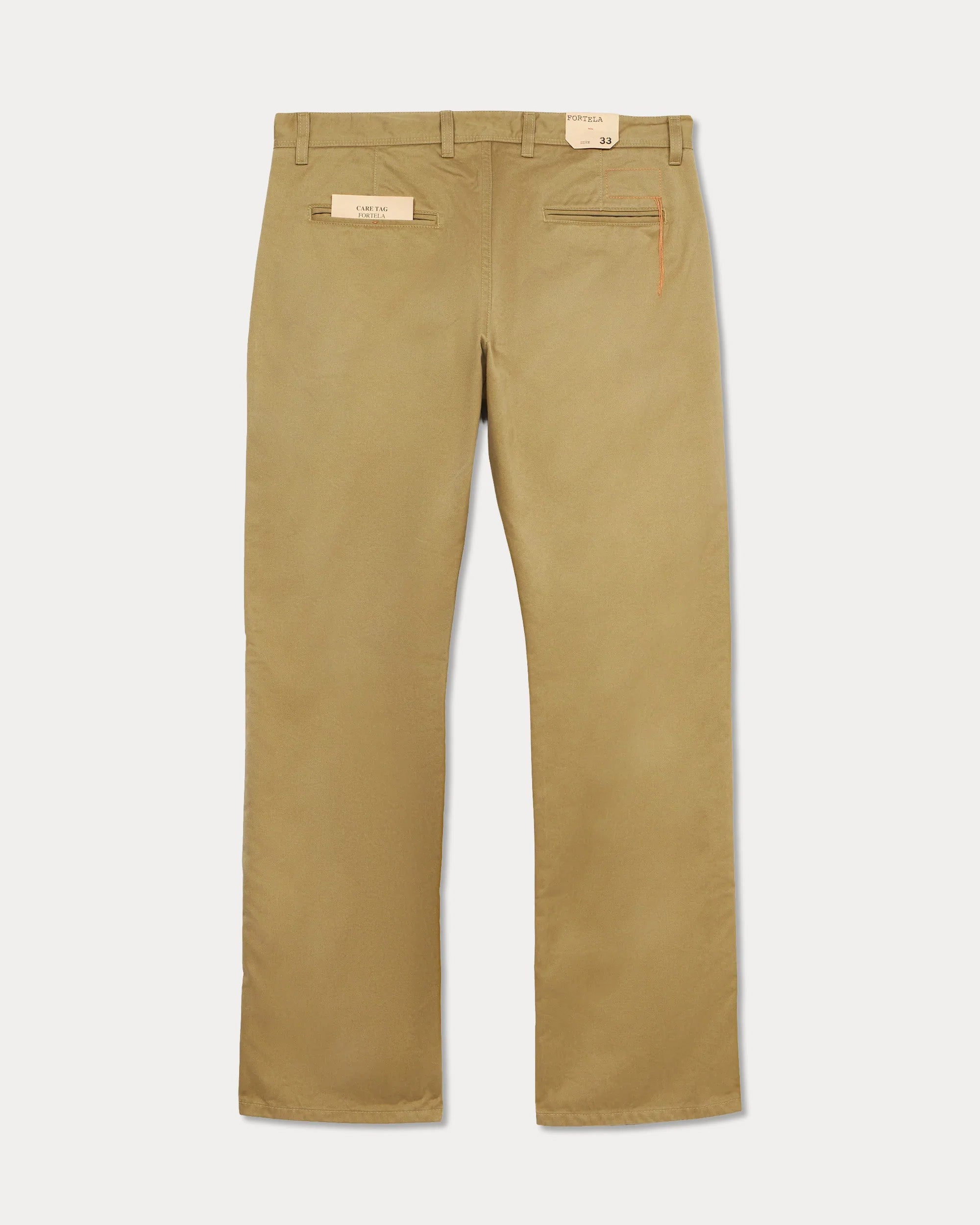 Reno Pantaloni In Gabardine di Cotone Pesante