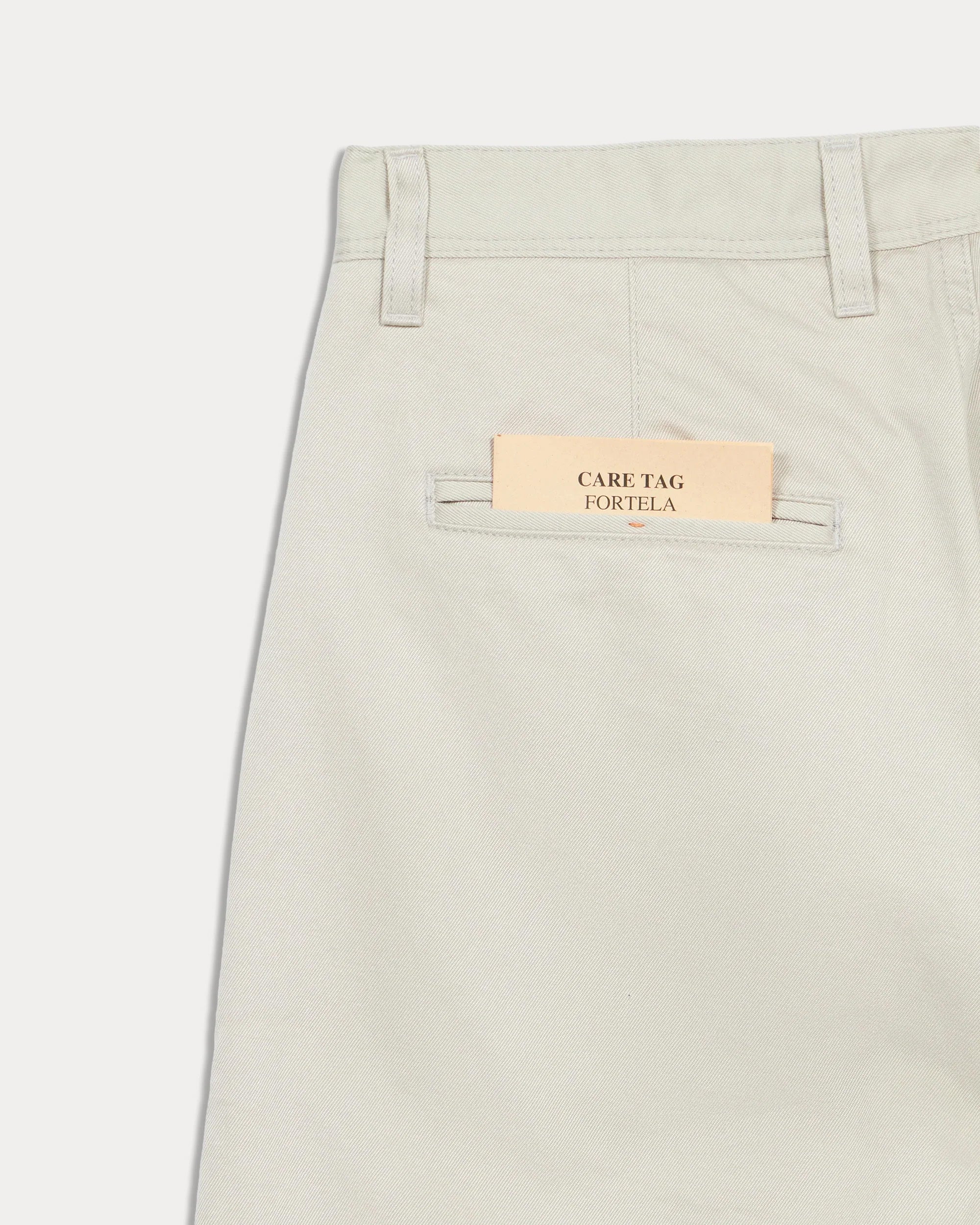 Reno Pantaloni In Gabardine di Cotone Pesante