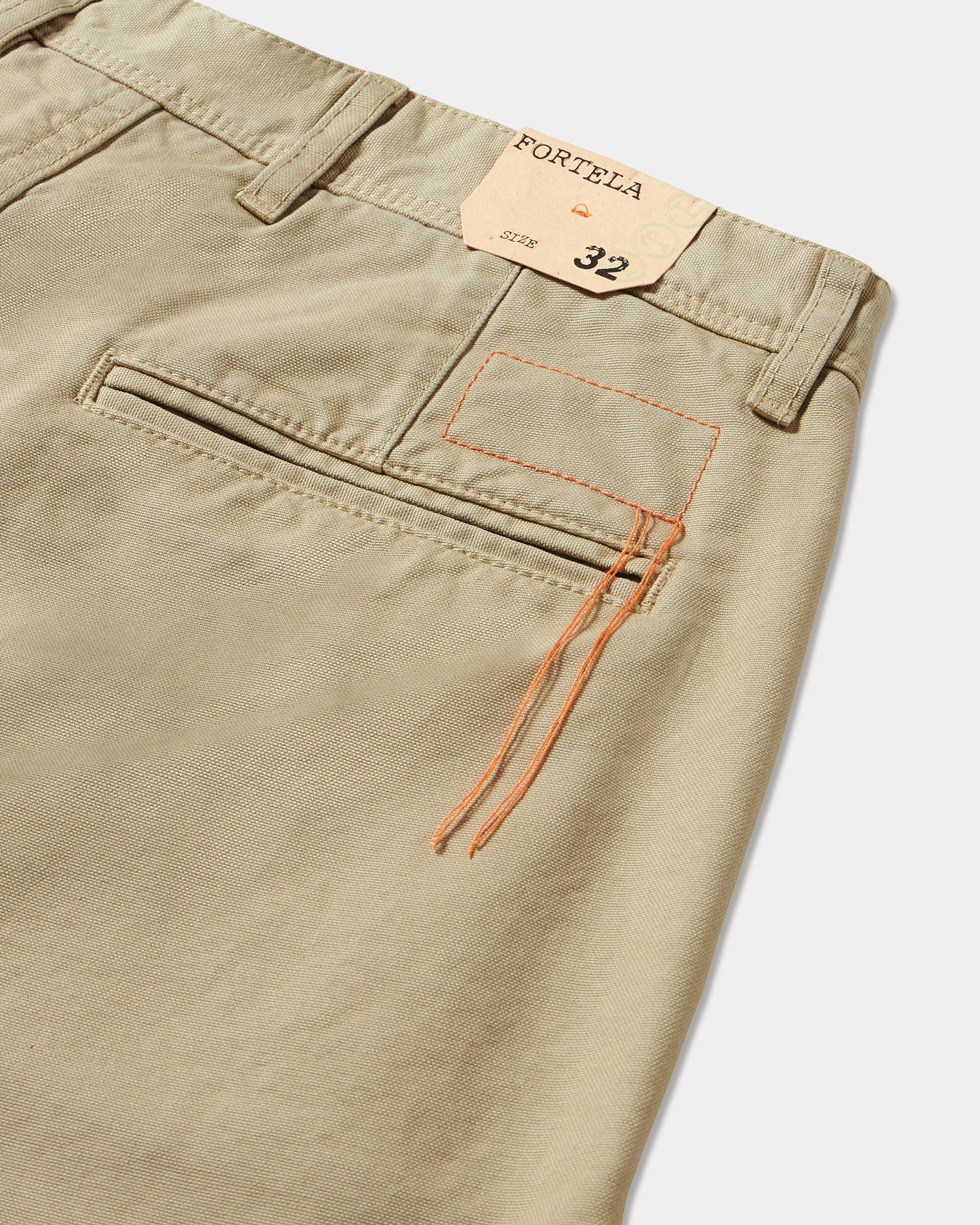 Reno Pantaloni In Canvas di Cotone
