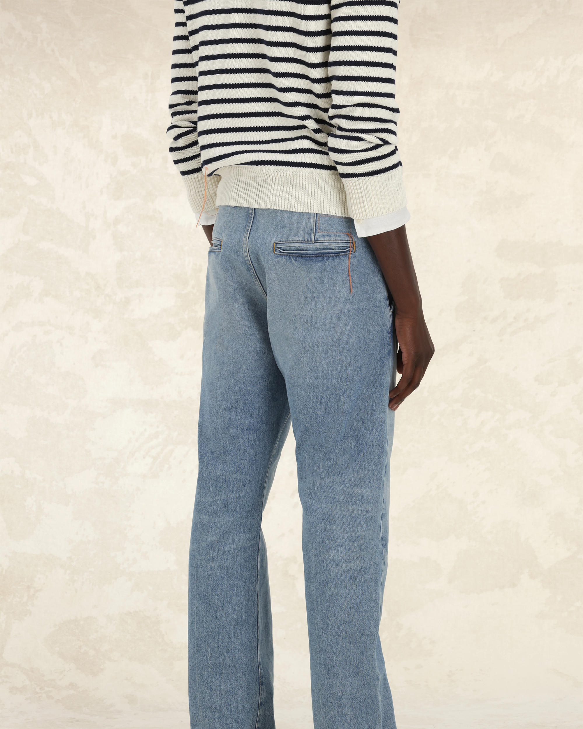Reno Pantaloni in Denim Bleach Wash