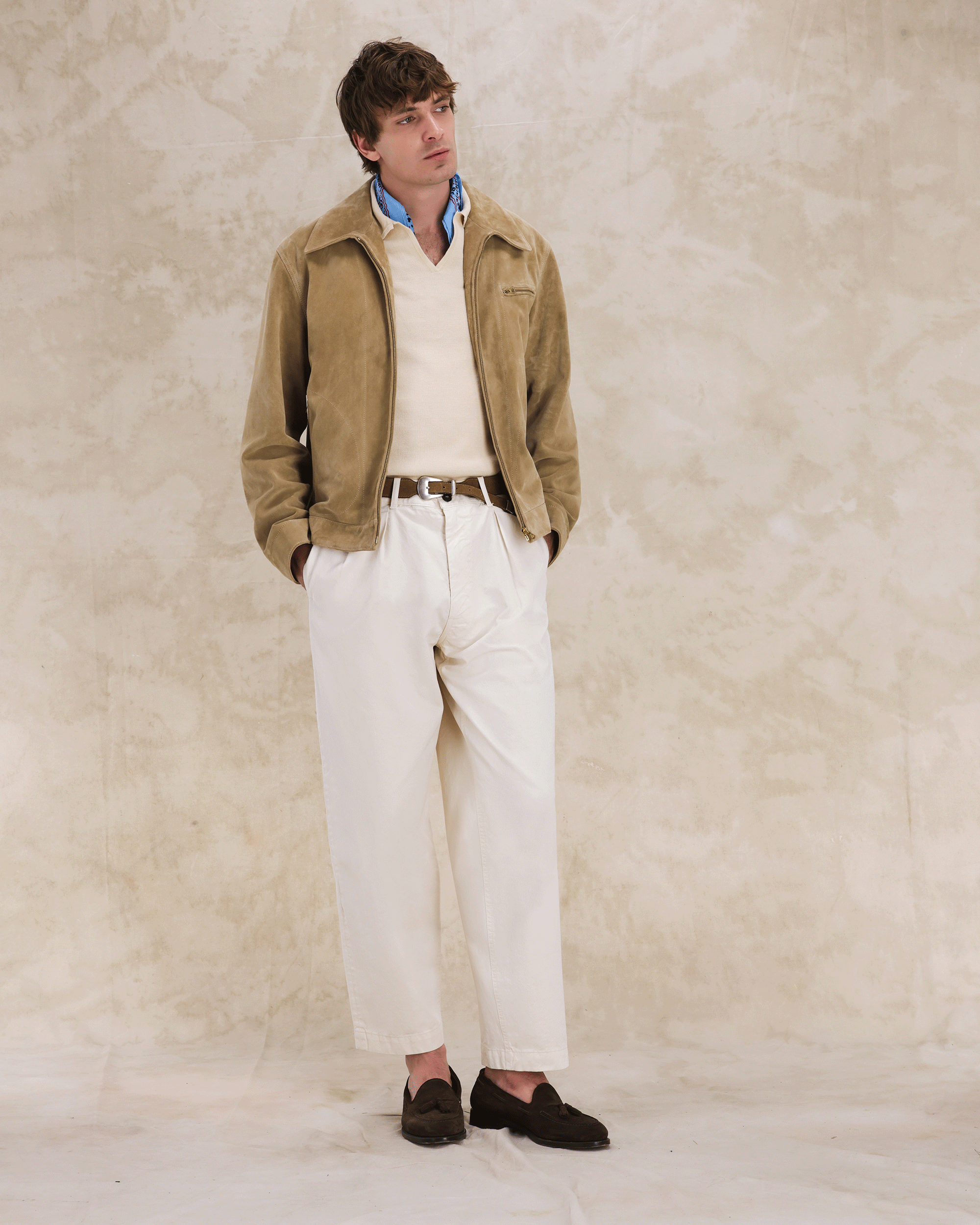 Rhode Giacca In Pelle Scamosciata