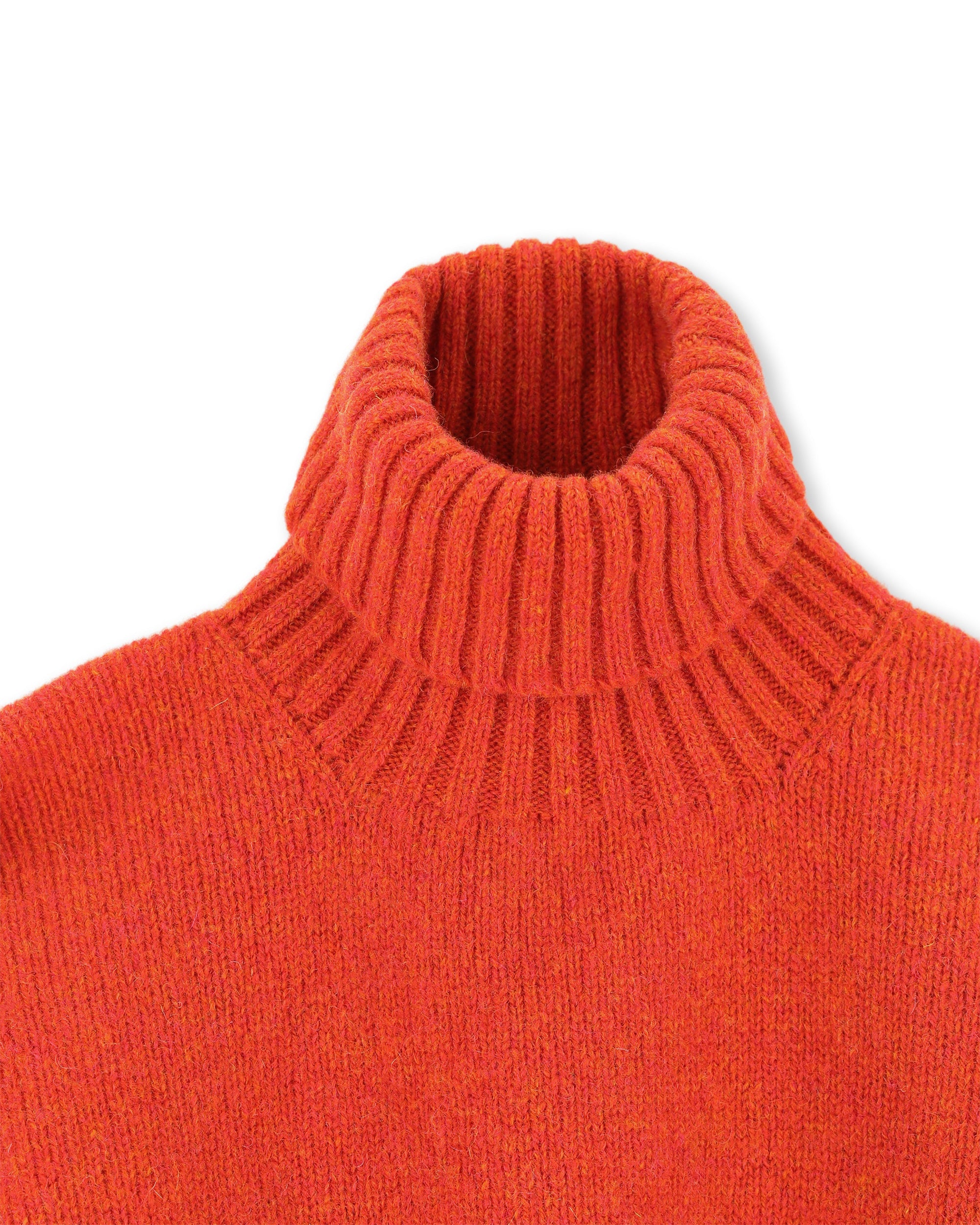Shetlandturtleneck Maglione Collo Alto In Lana