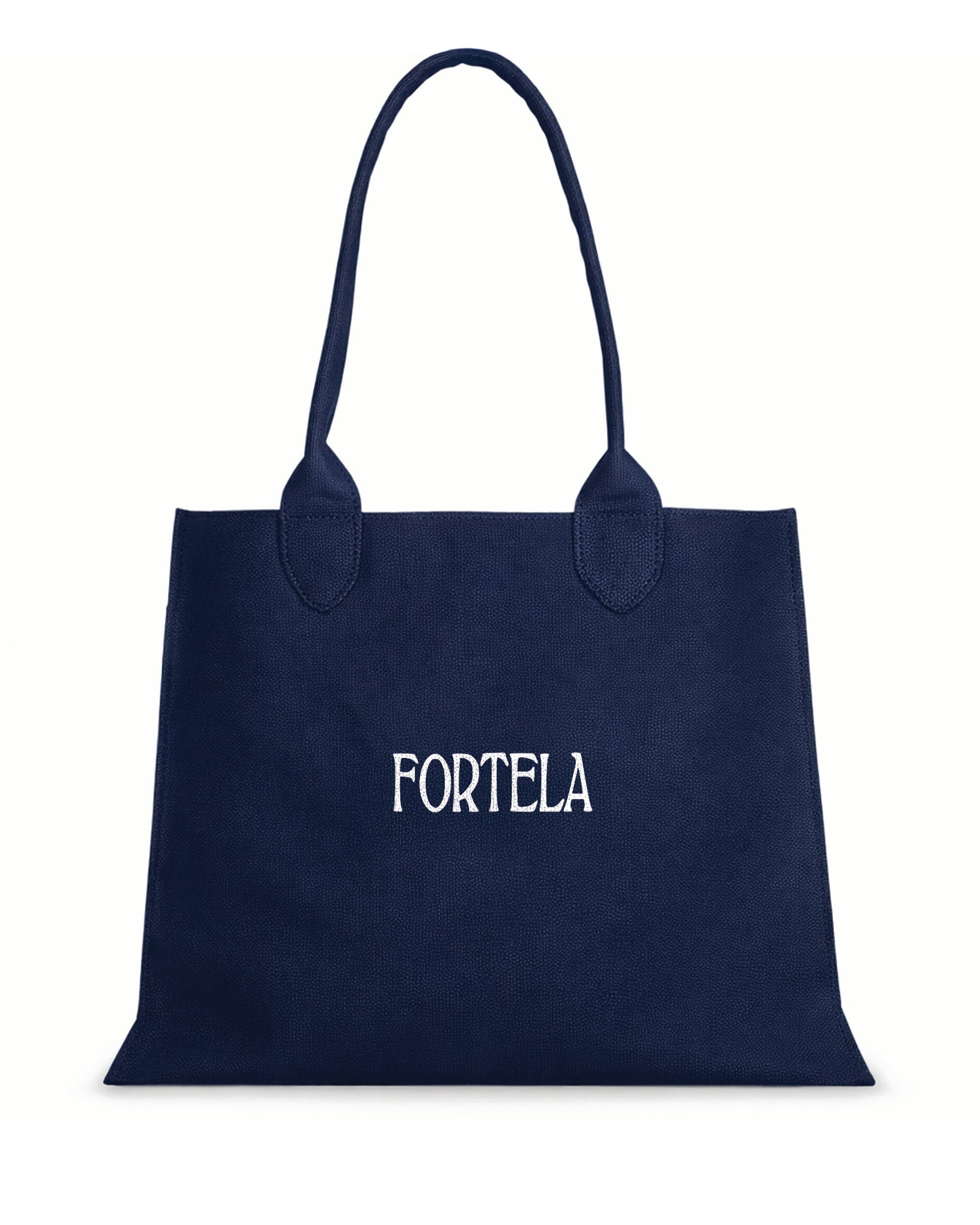Rookbag Borsa In Cotone Con Logo Stampato