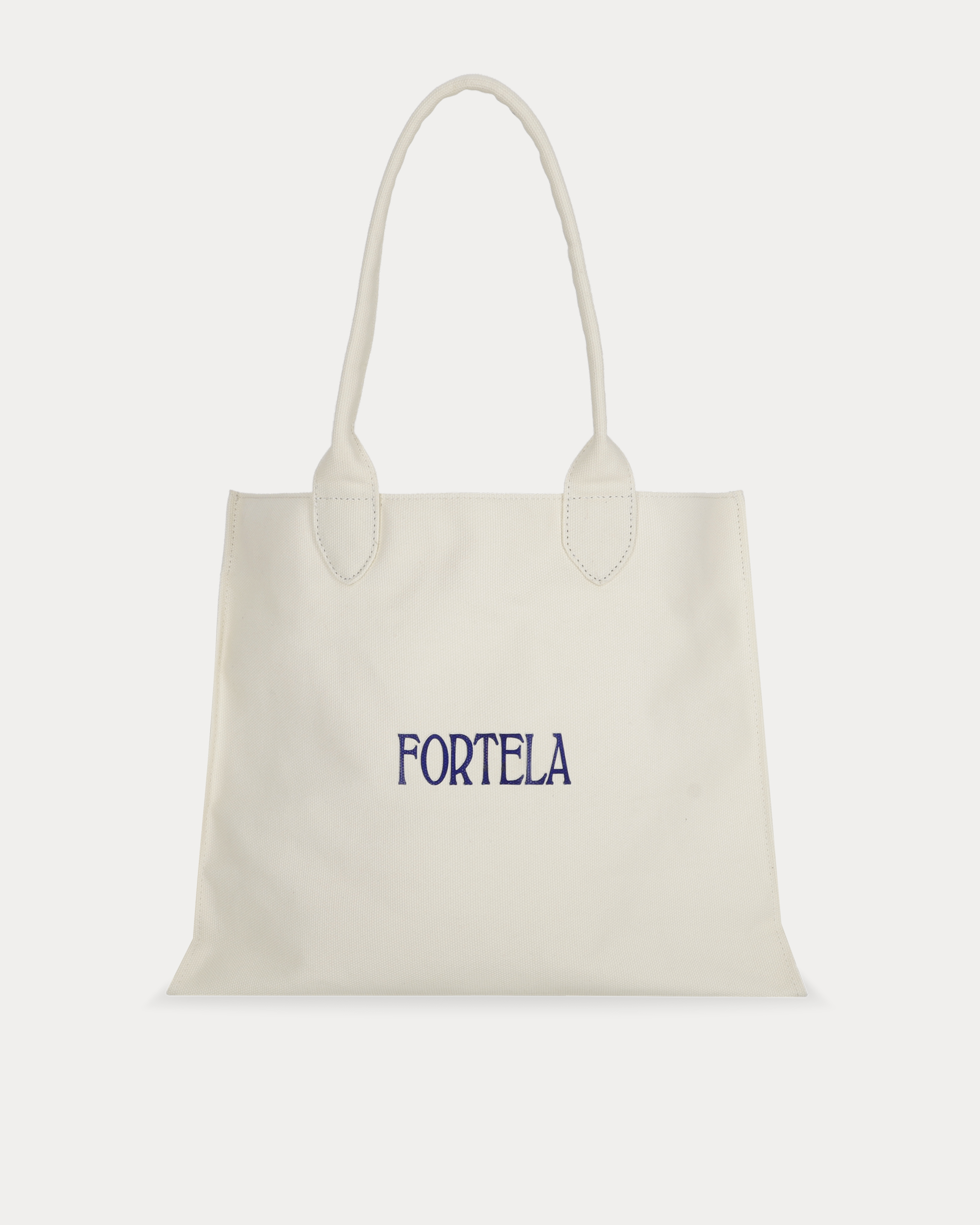 Rookbag Borsa In Cotone Con Logo Stampato