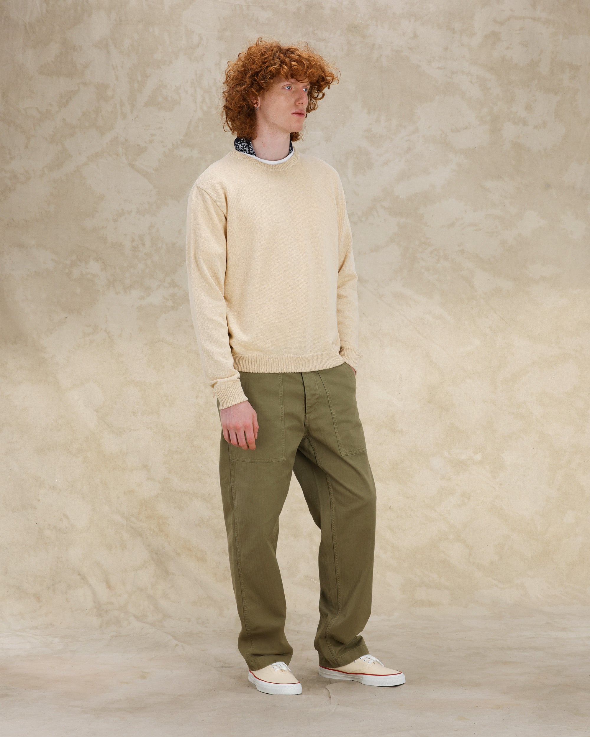 Rover Maglione Girocollo In Cotone