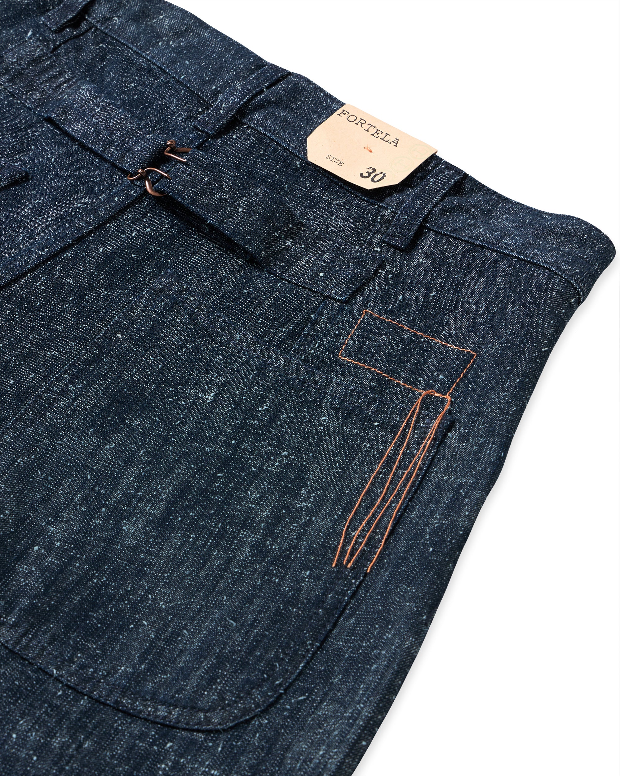 Russell Pantaloni in Denim Indigo Rinse