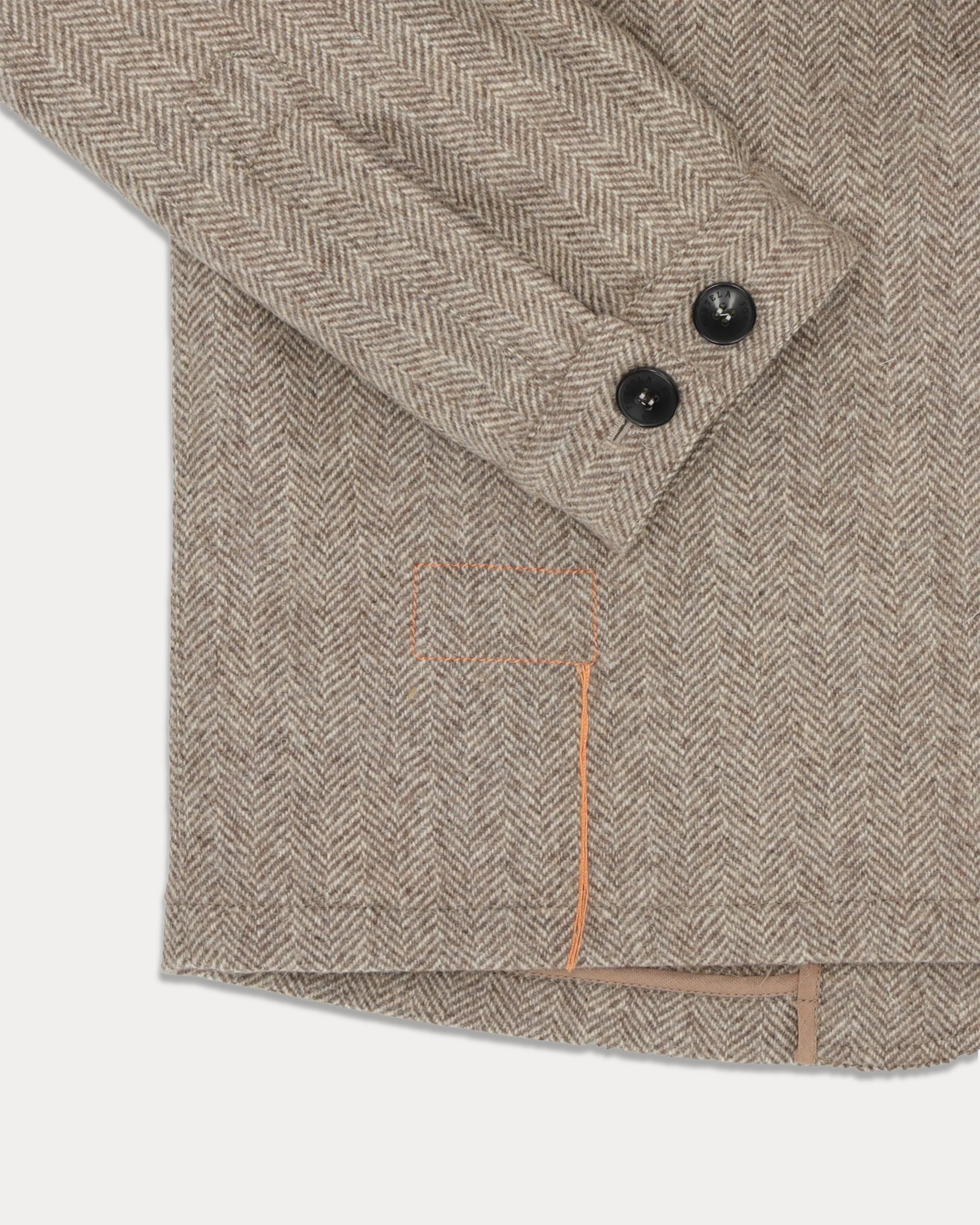 Scotland Wool Herringbone Jacket