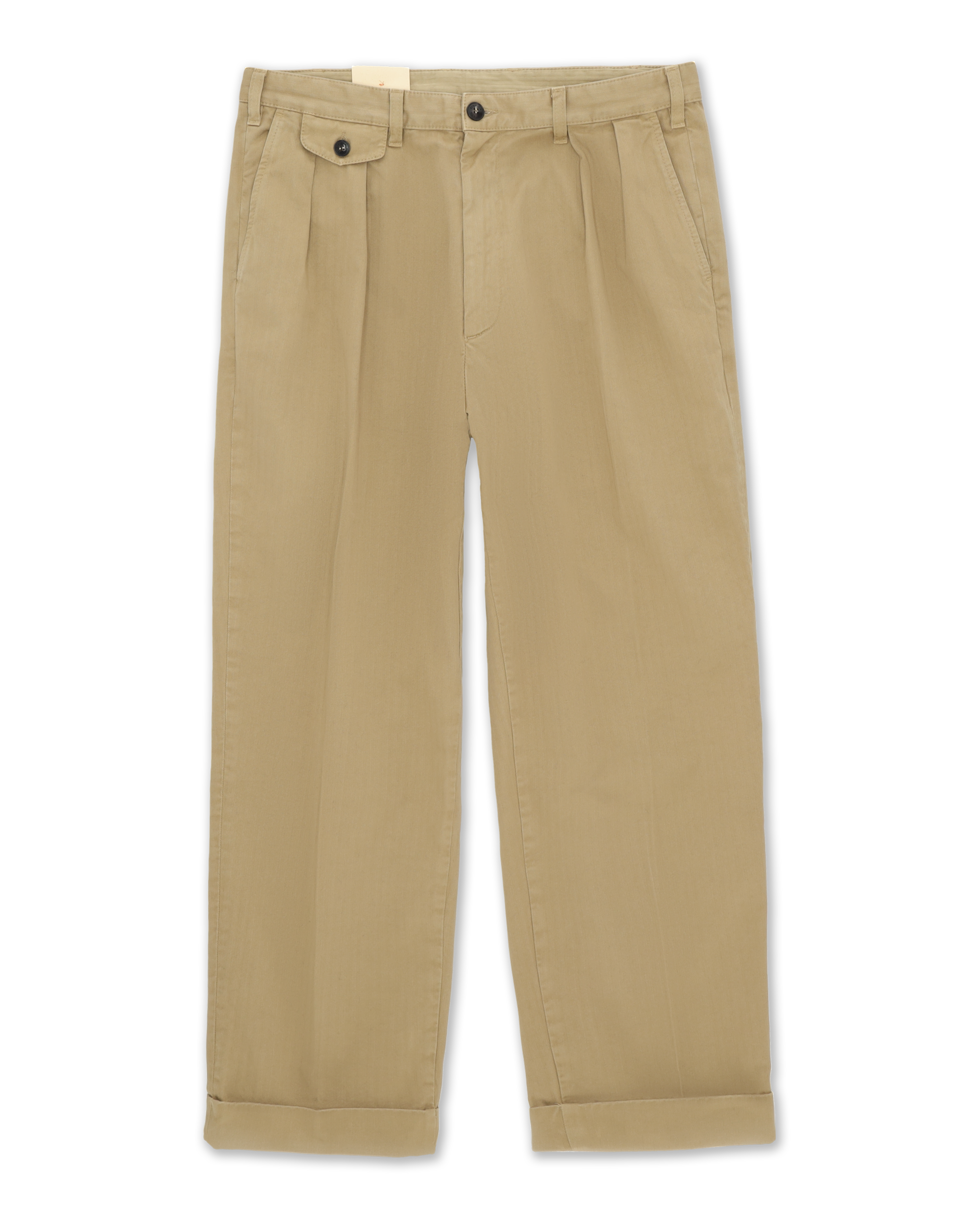 Seattle Pantaloni Con Pences In Herringbone