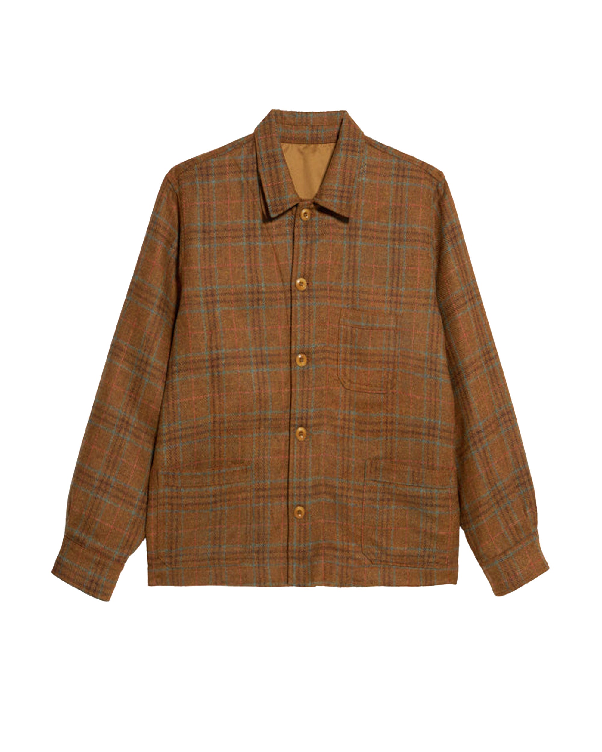 Seneca Woollen Check Short Work Jacket