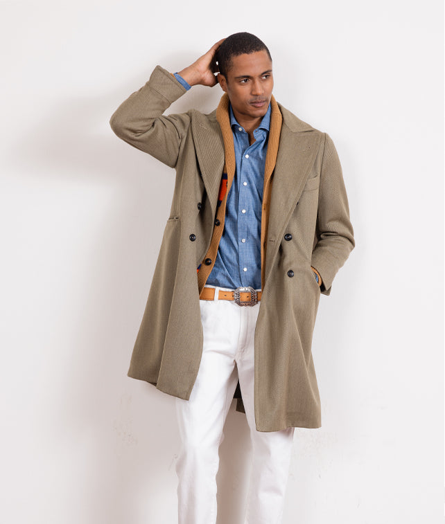 Serwilliam Cappotto Doppio Petto in Lana