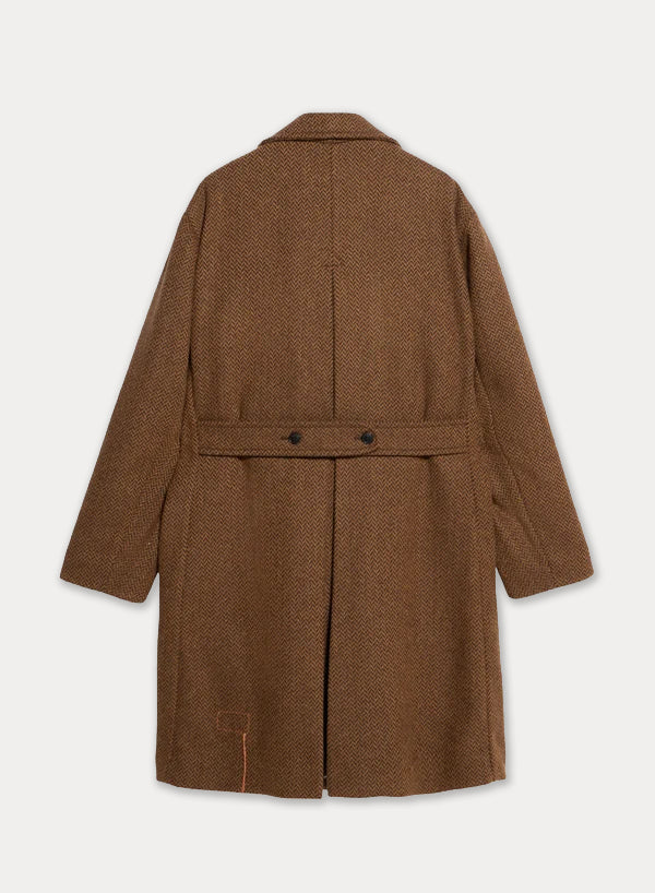 Serwilliam1 Double-Breasted Tweed Coat