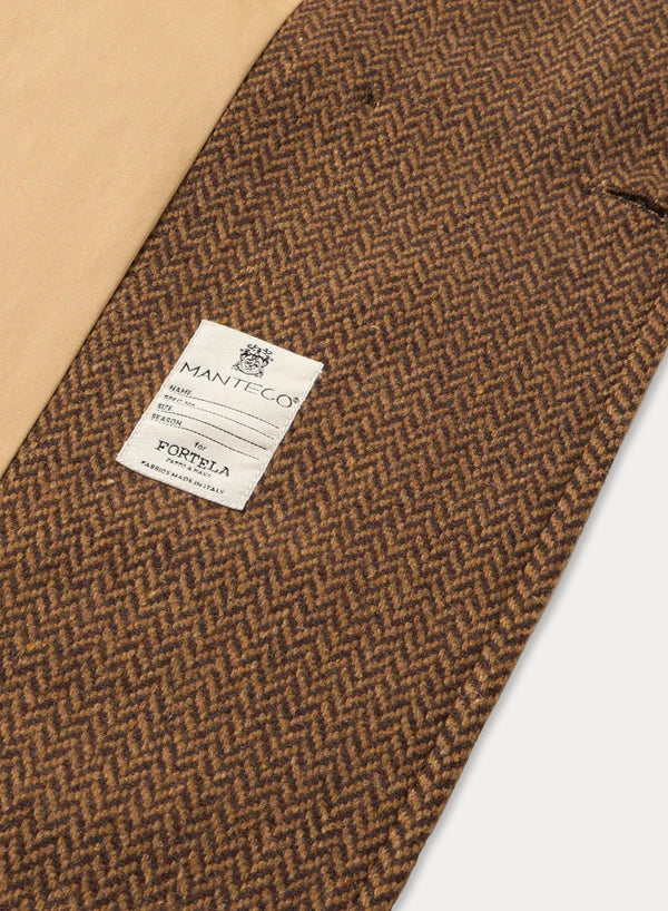 Serwilliam1 Double-Breasted Tweed Coat