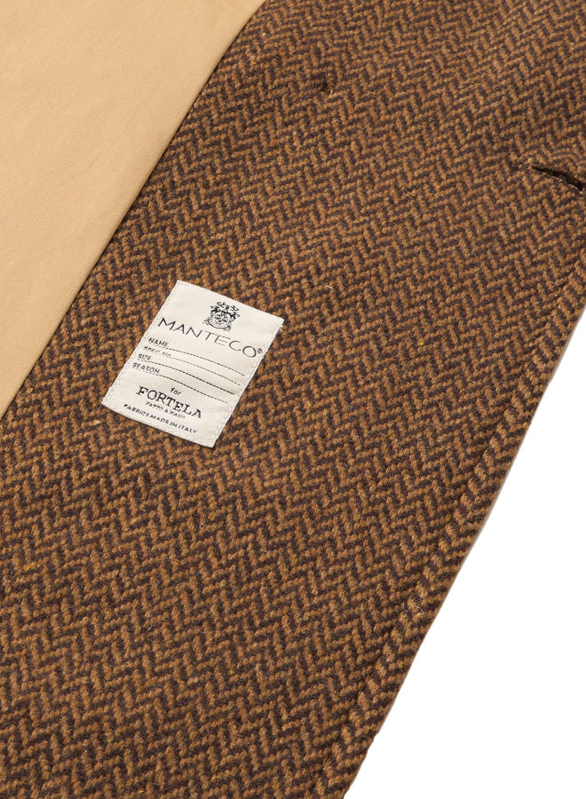 Serwilliam1 Cappotto Doppio Petto in Tweed