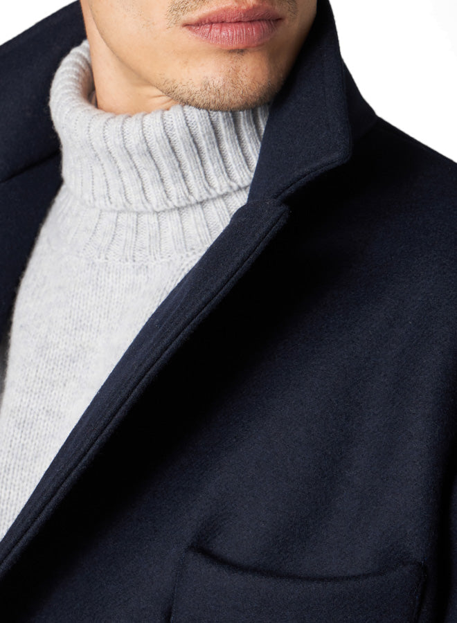 Serwilliam1 Cappotto Doppio Petto in Lana