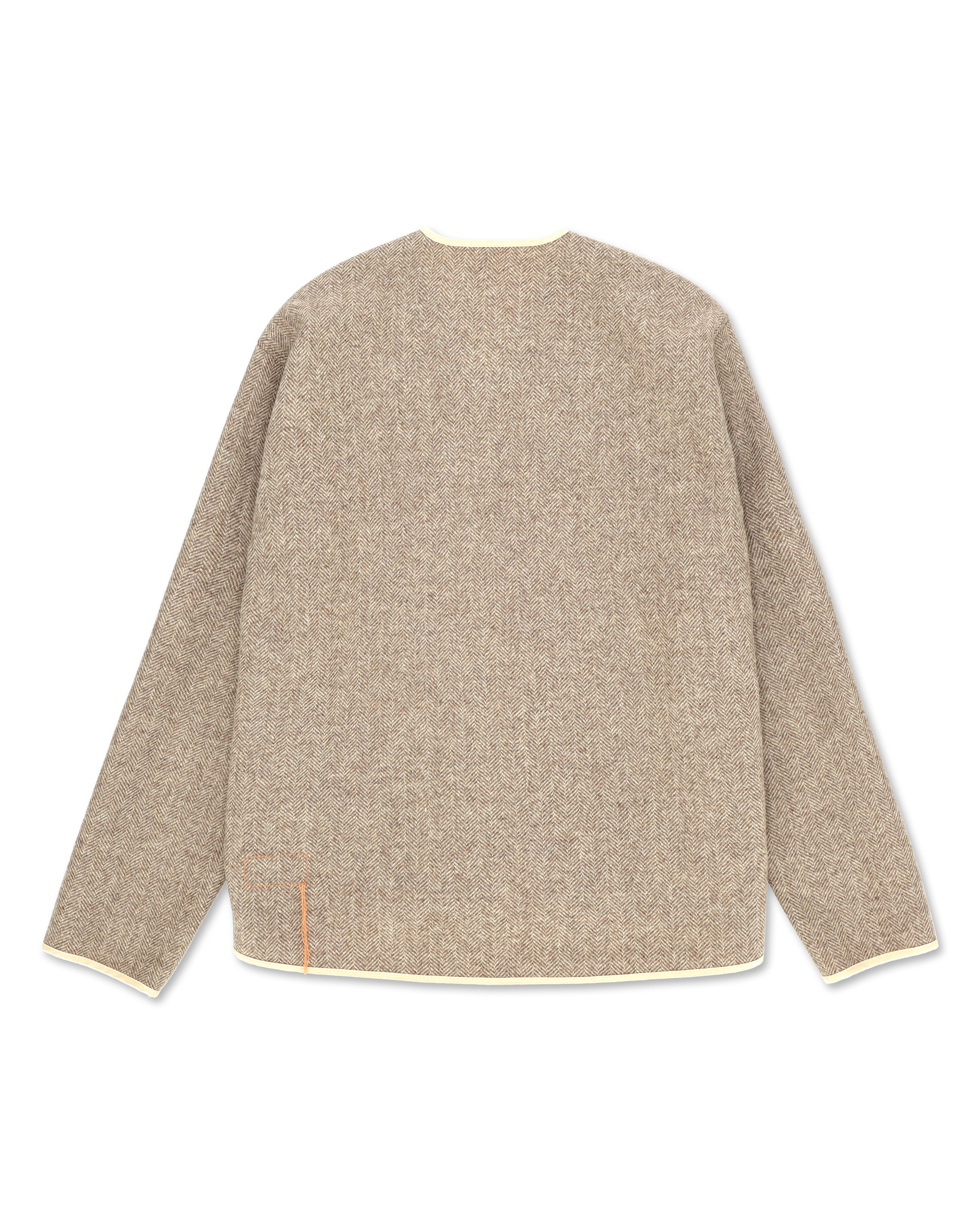 Sherpa Giacca In Herringbone Di Lana