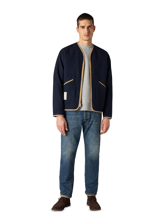 Sherpa Jacket Reversible Wool E Cotton Manteco