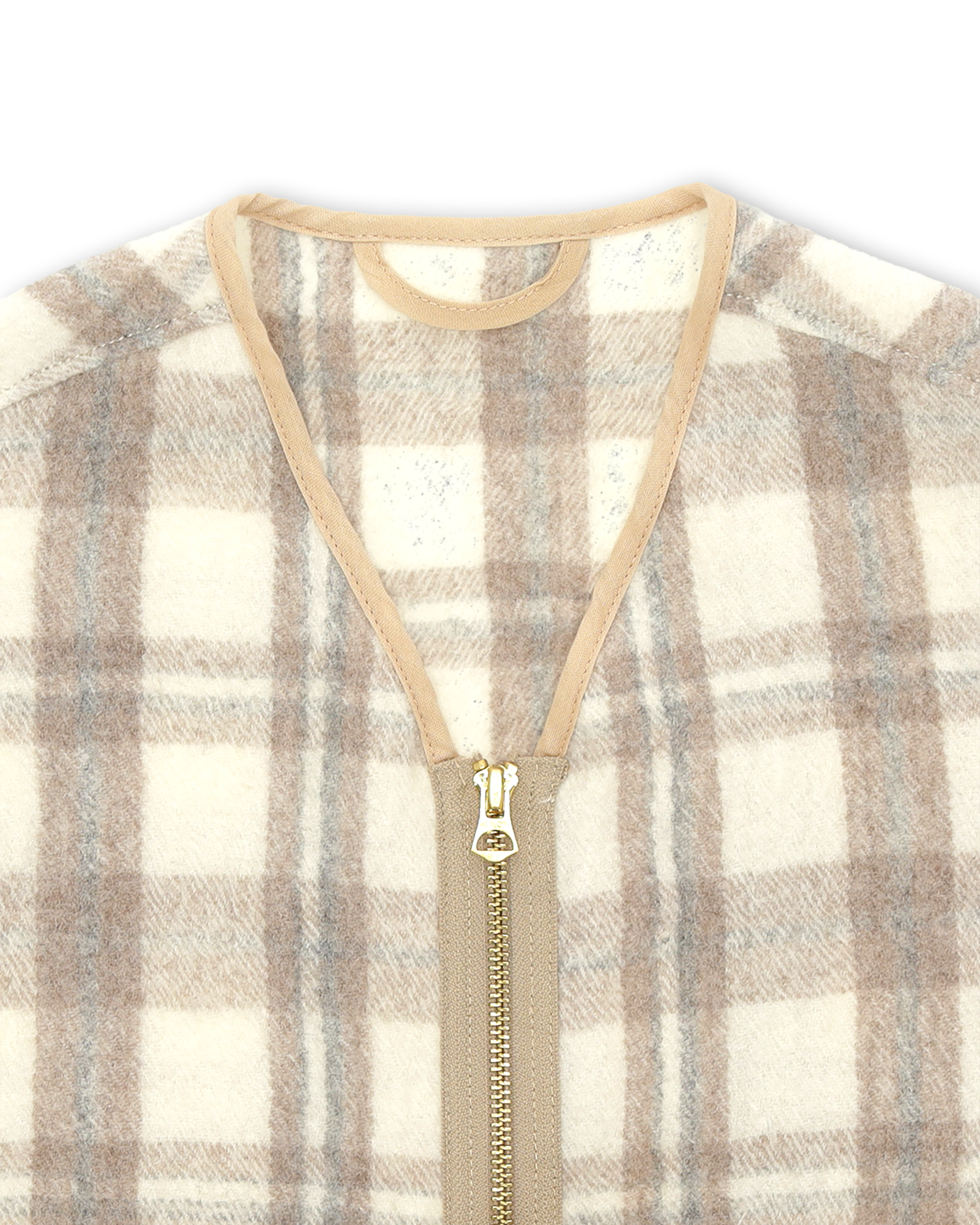 Sherpavest Gilet In Lana A Quadri