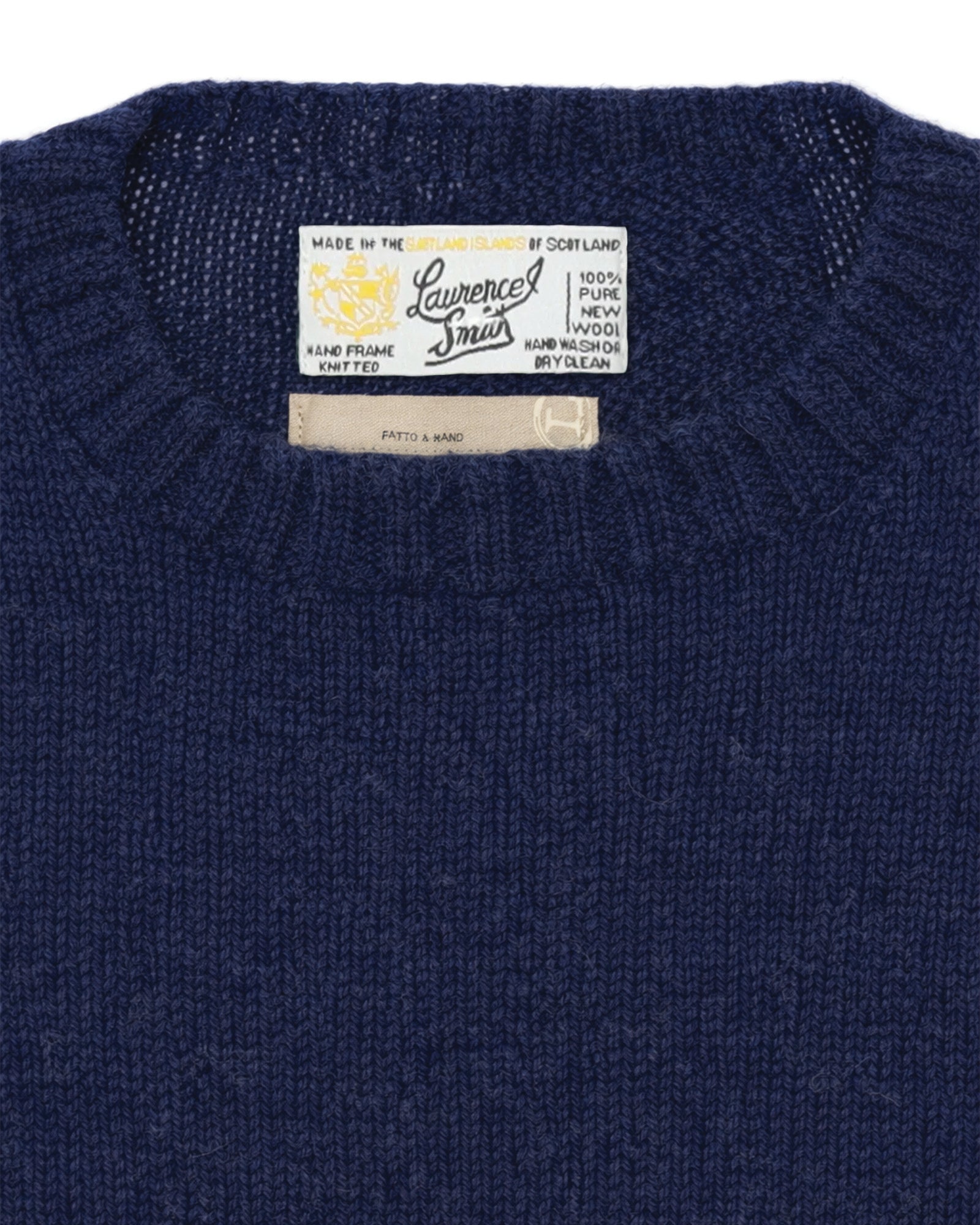 Shetlandcrewneck Maglione Girocollo In Lana