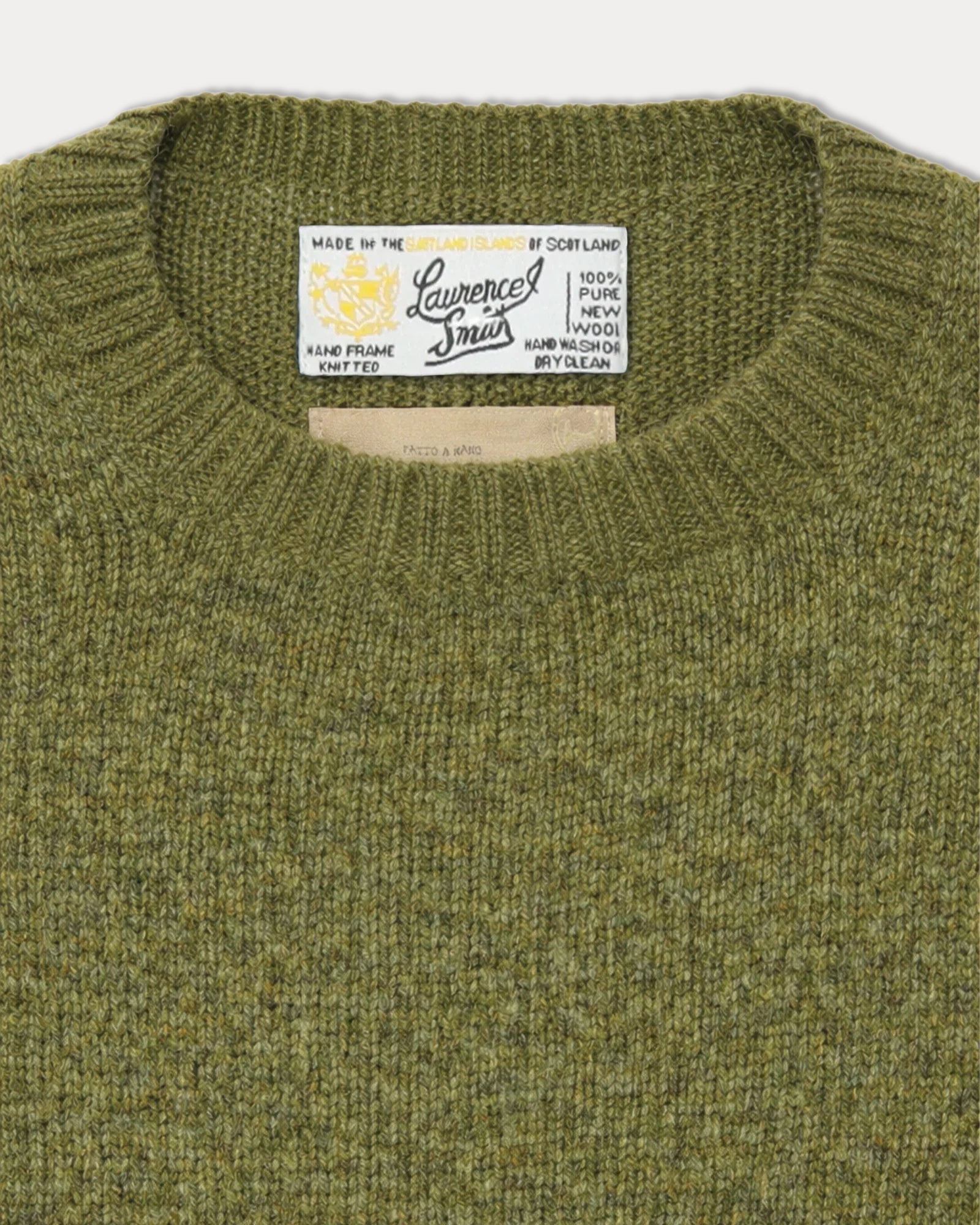 Shetlandcrewneck Maglione Girocollo In Lana