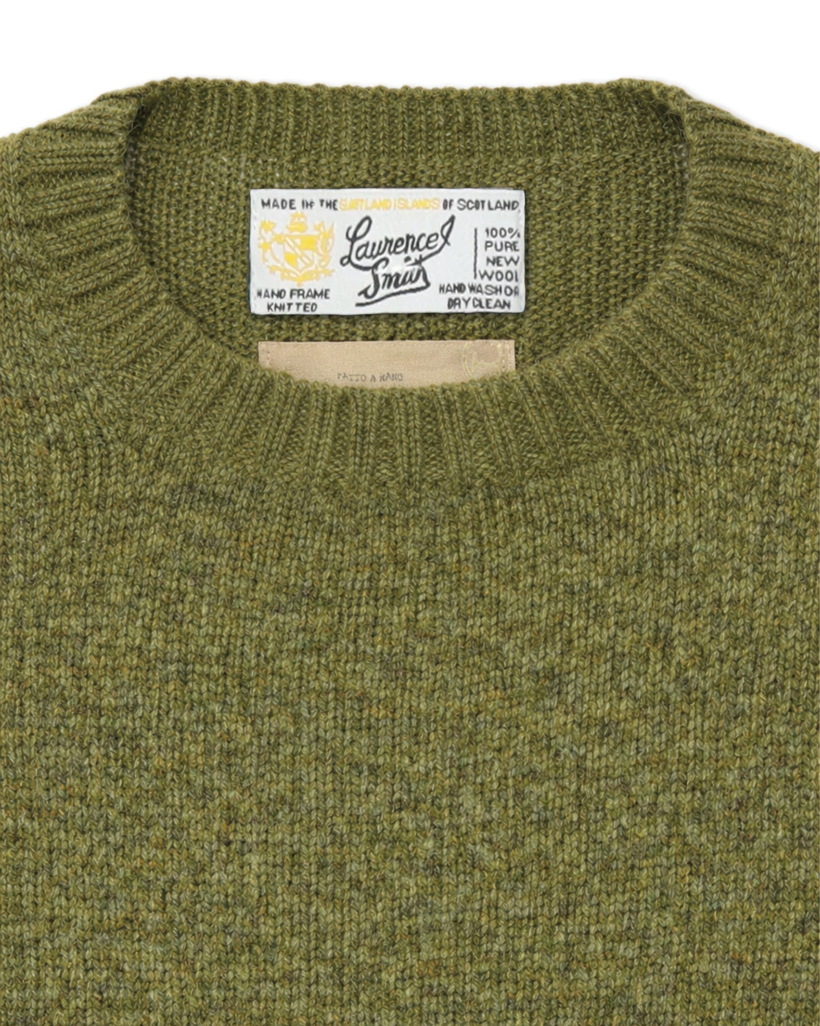 Shetlandcrewneck Maglione Girocollo In Lana