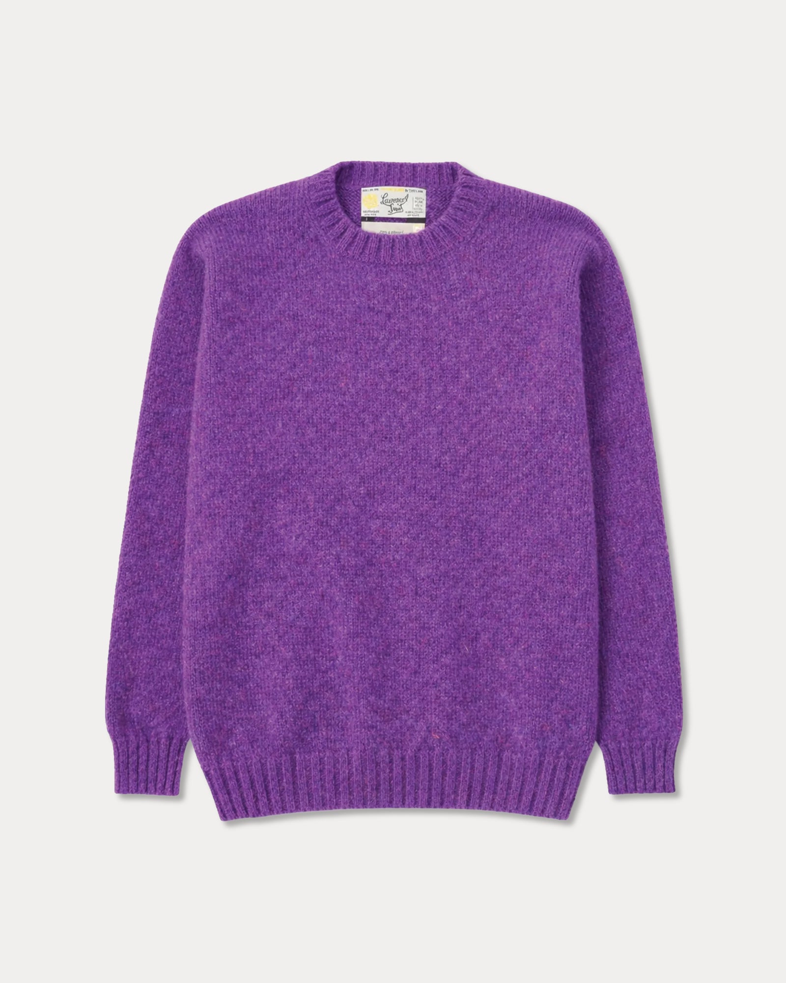 Shetlandcrewneck Maglione Girocollo In Lana