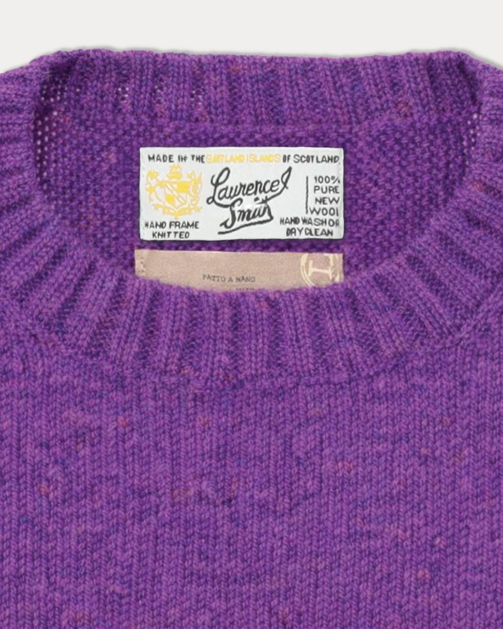 Shetlandcrewneck Maglione Girocollo In Lana