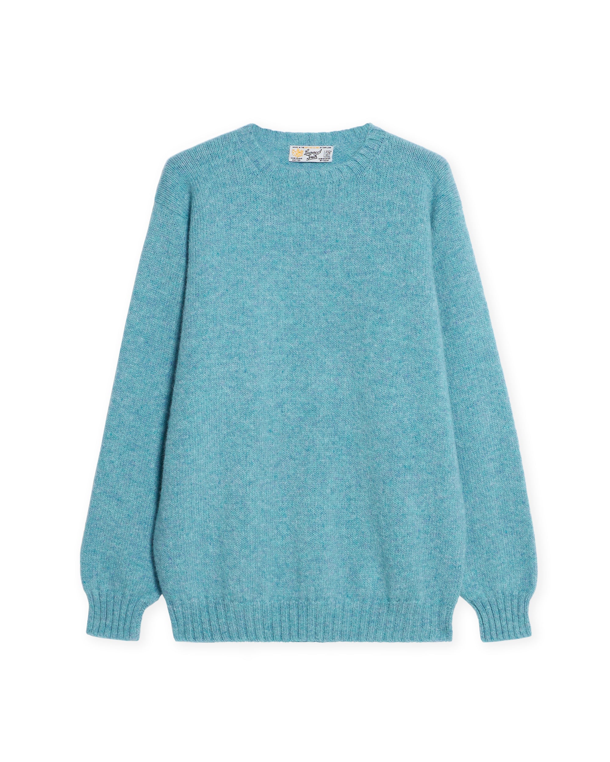 Shetlandcrewneck Sweater Crewneck Wool