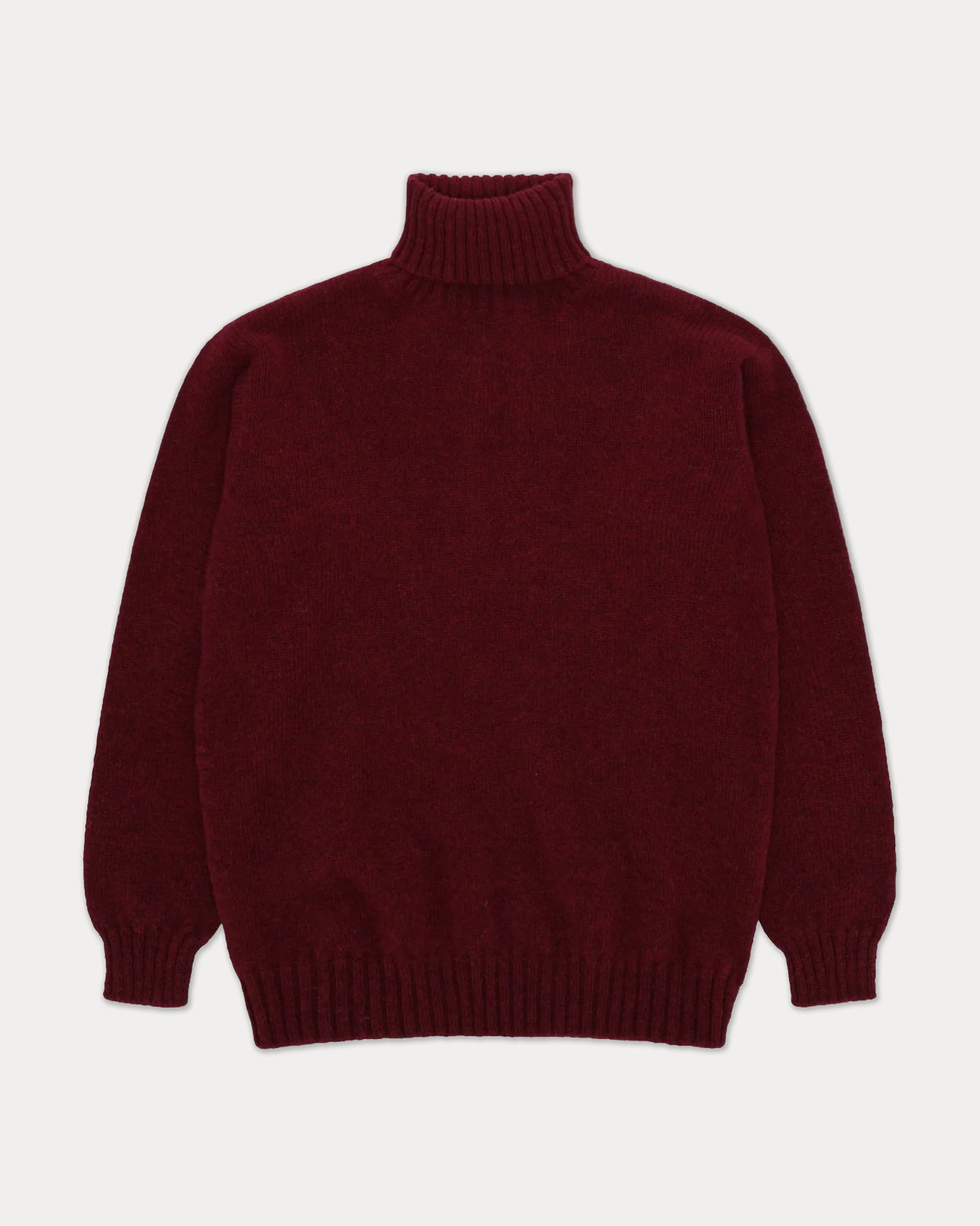 Shetlandturtleneck Wool Sweater