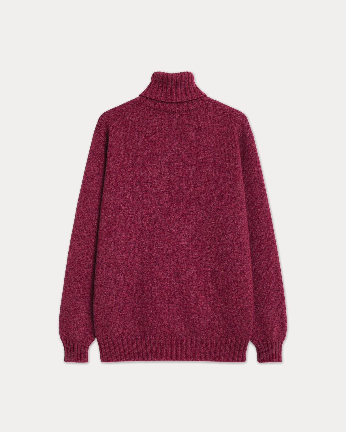 Shetlandturtleneck Wool Sweater