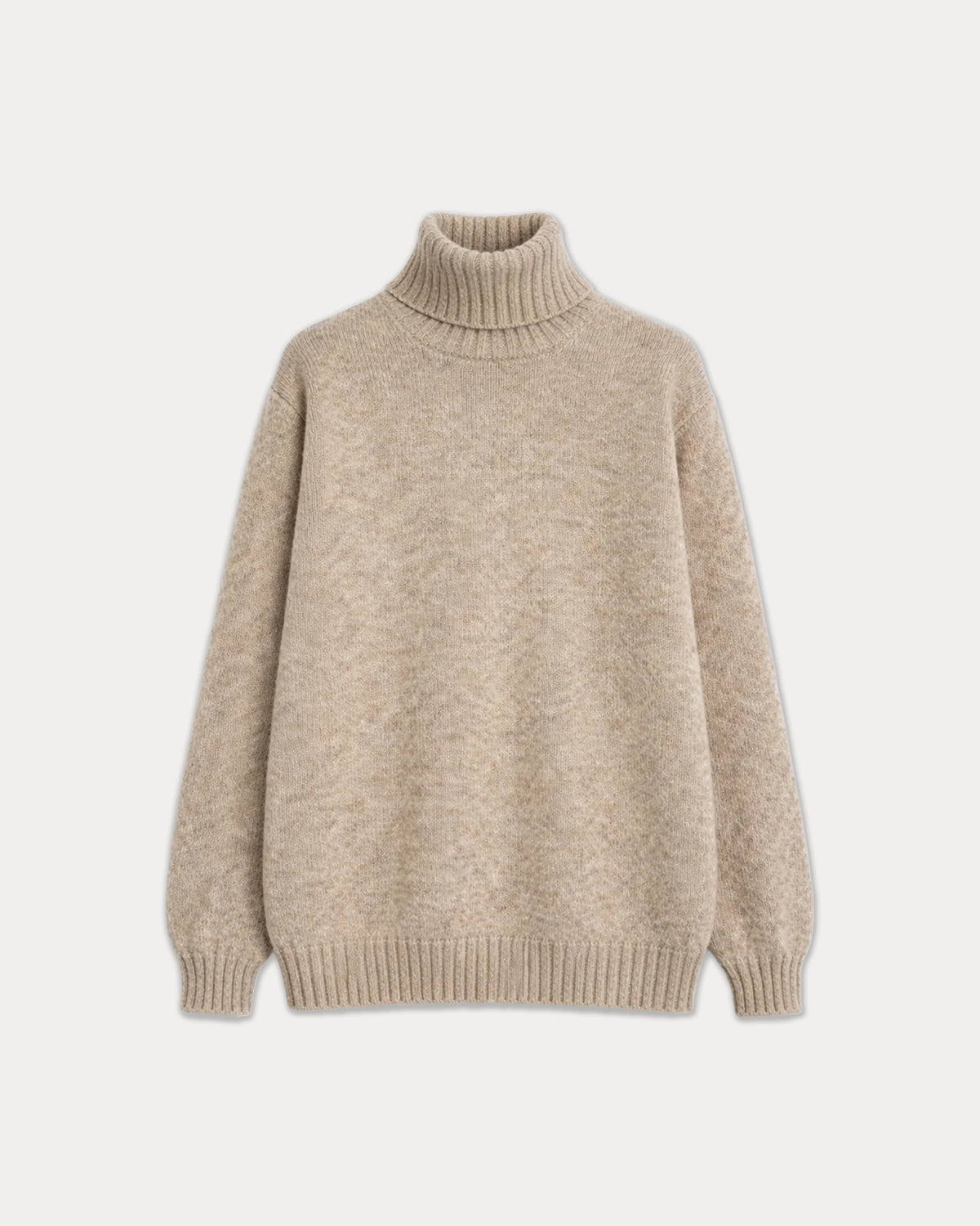 Shetlandturtleneck Maglione Collo Alto In Lana