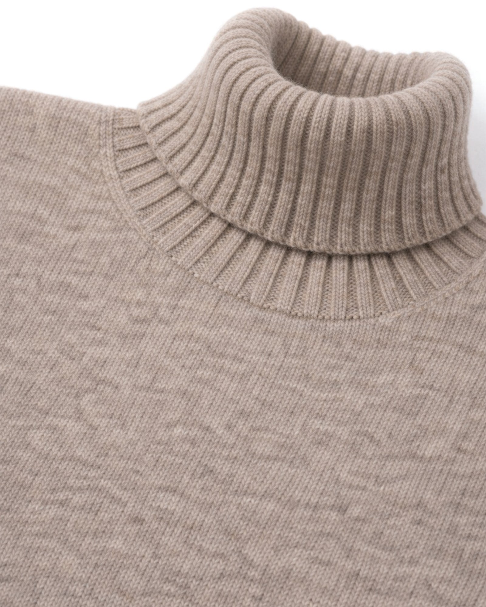 Shetlandturtleneck Maglione Collo Alto In Lana