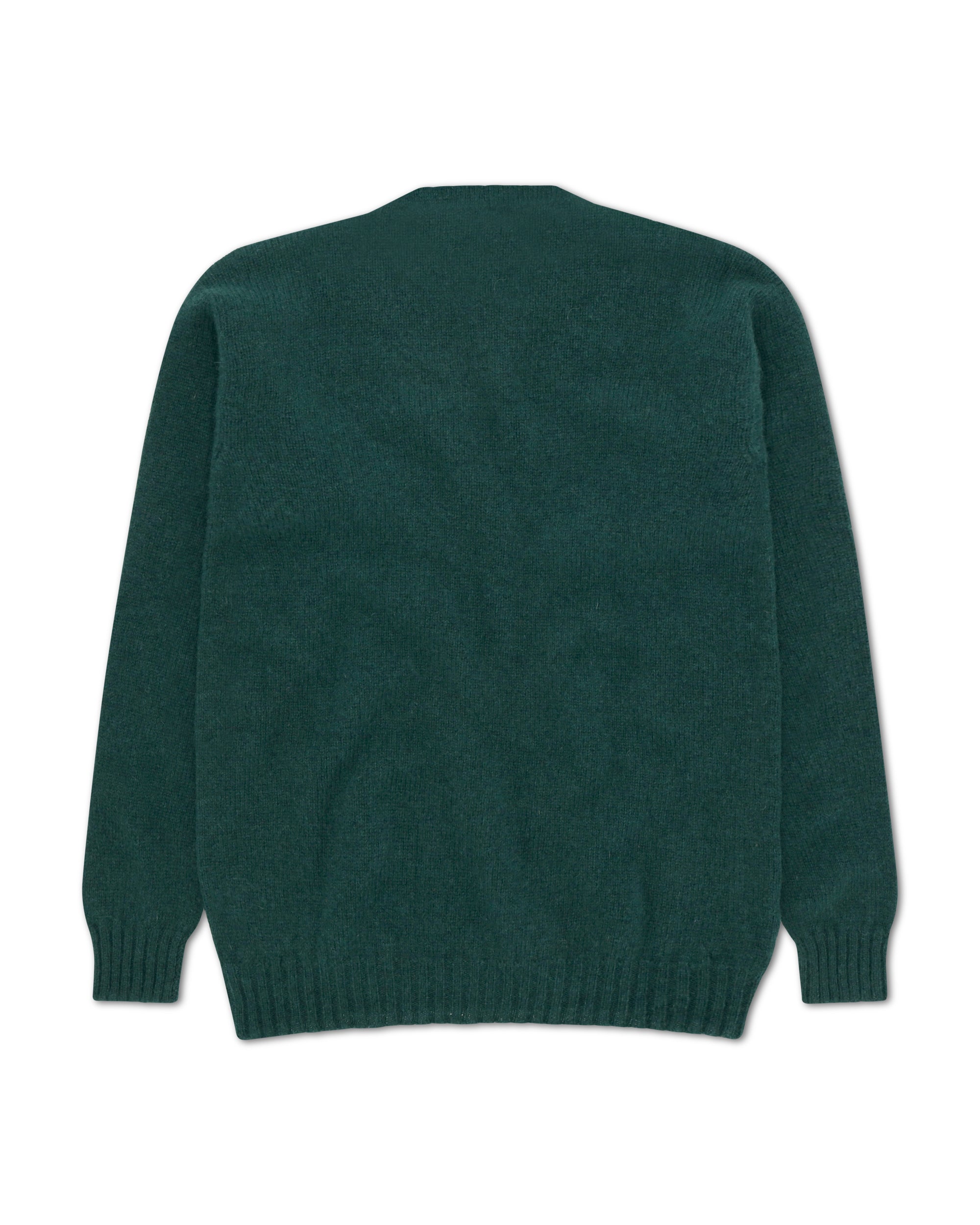 Shetlandcrewneck Wool Crew Neck Sweater