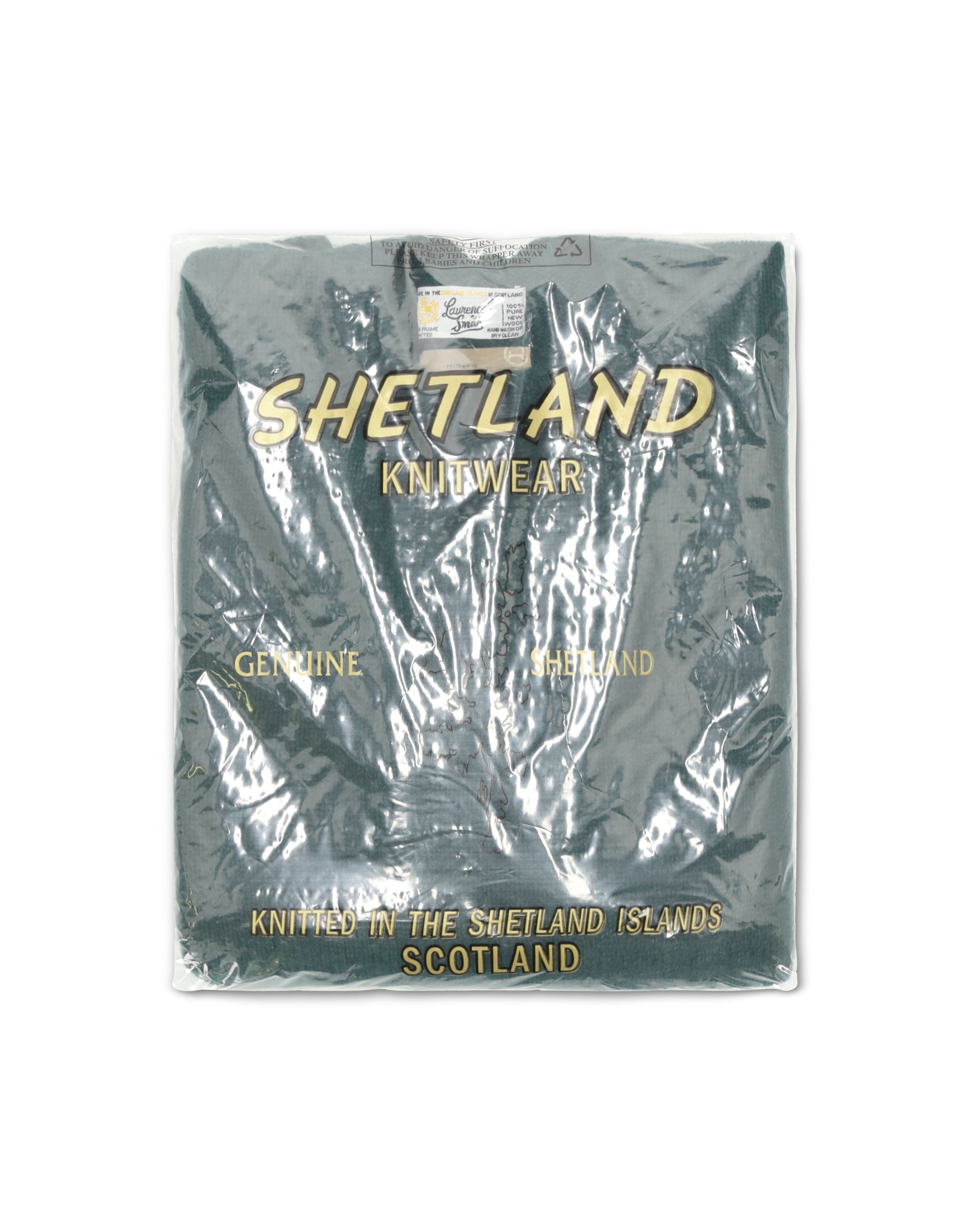 Shetlandcrewneck Wool Crew Neck Sweater