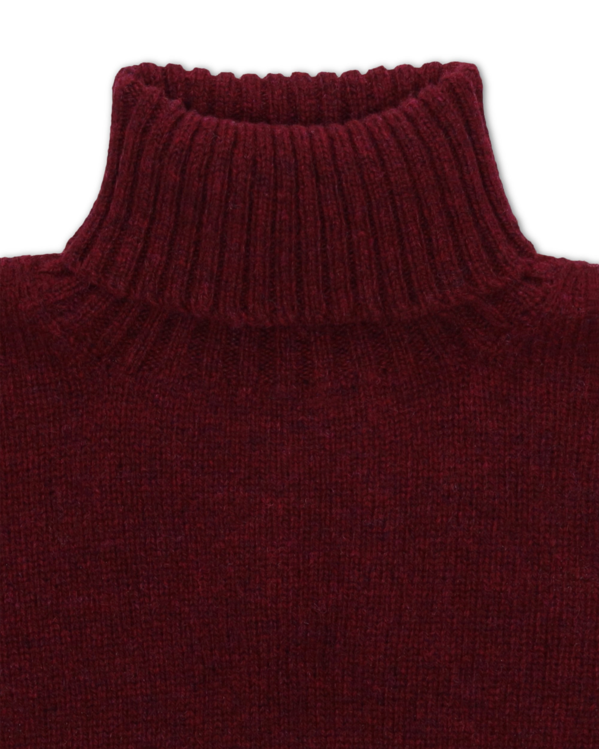 Shetlandturtleneck Sweater High Neck Wool